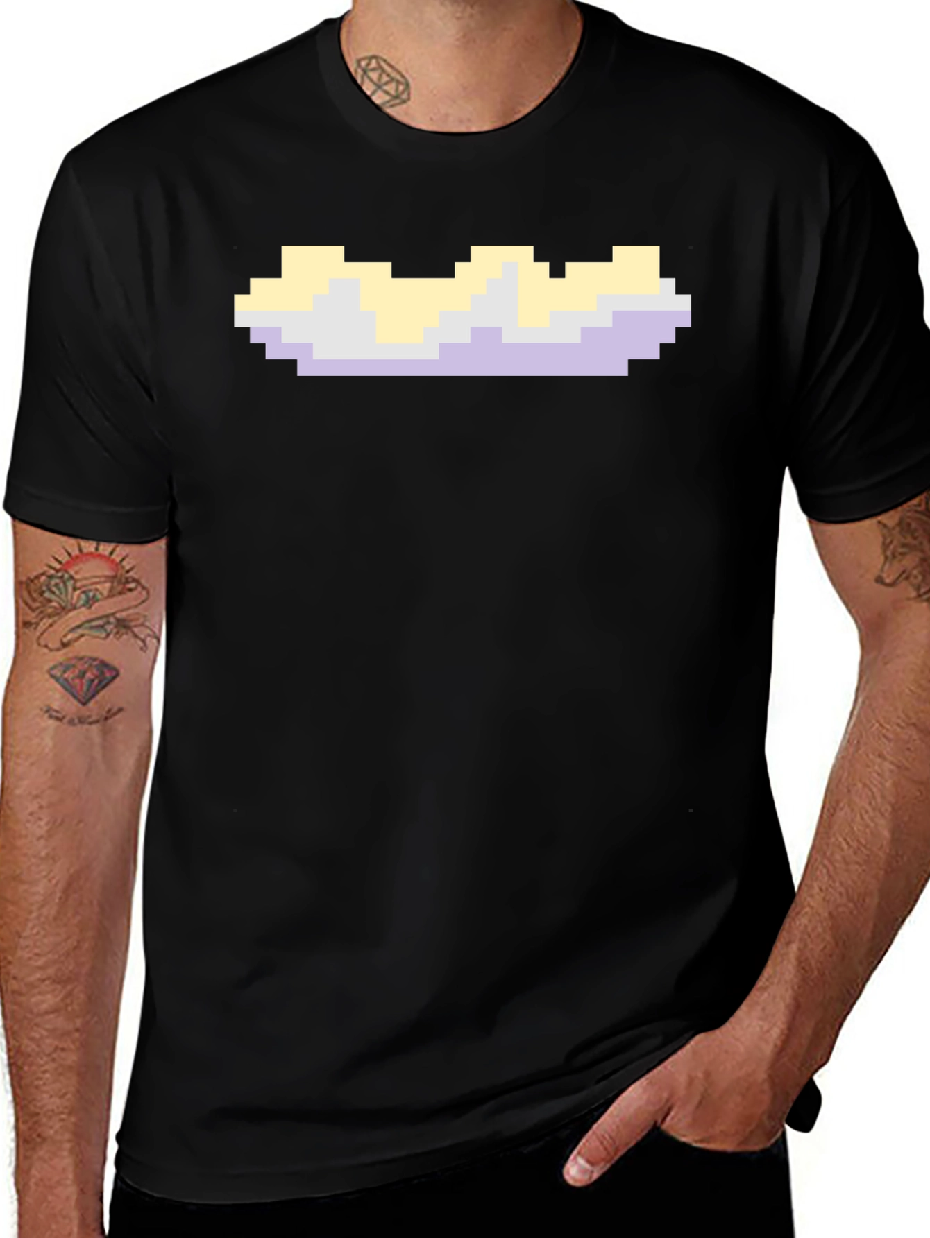 Pixel Cloud T-Shirt - Gamer Style Tee