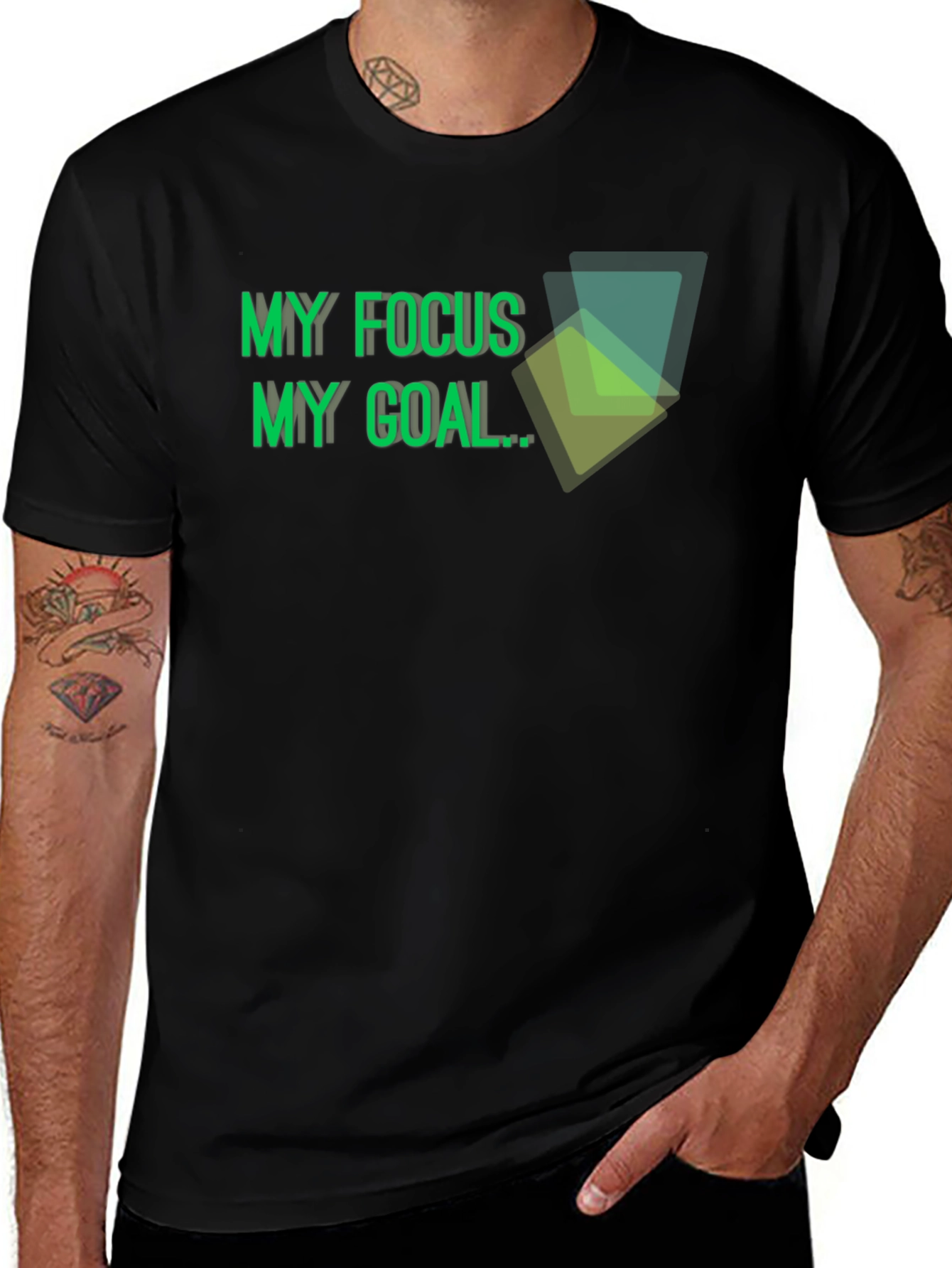 Focus Goal T-Shirt Motivational Graphic Tee