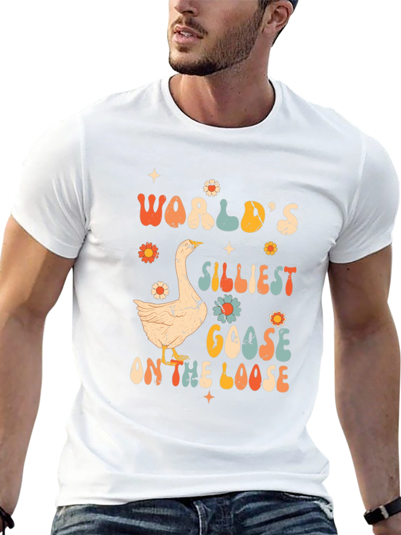 Silliest Goose T-Shirt - Retro Style