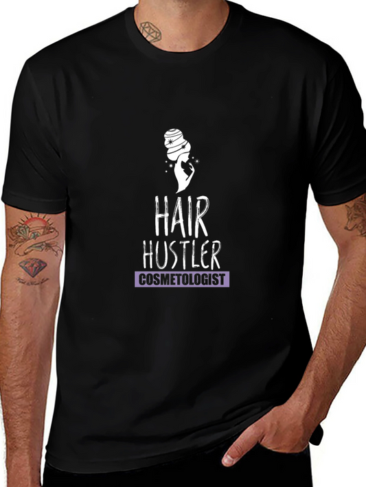 Hair Hustler Cosmetologist T-Shirt - Black