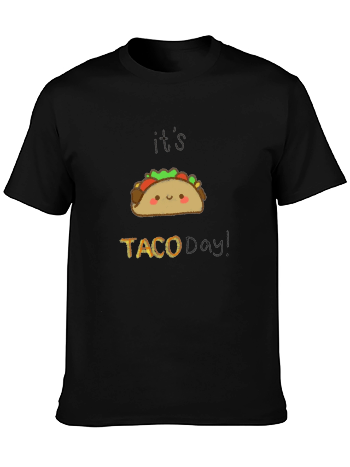 Its Taco Day Black Graphic Tee