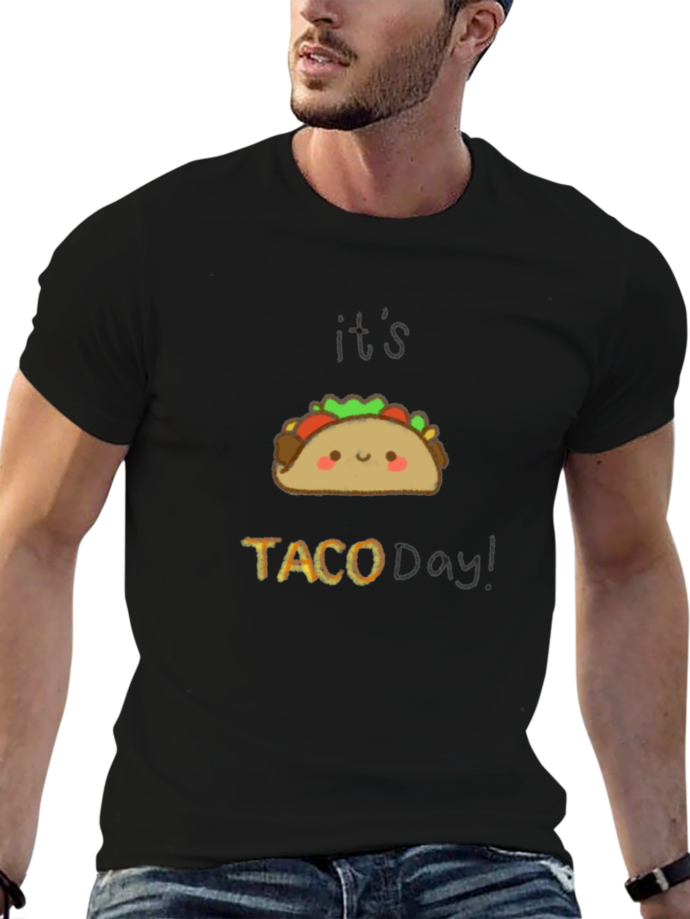 Its Taco Day Black Graphic Tee