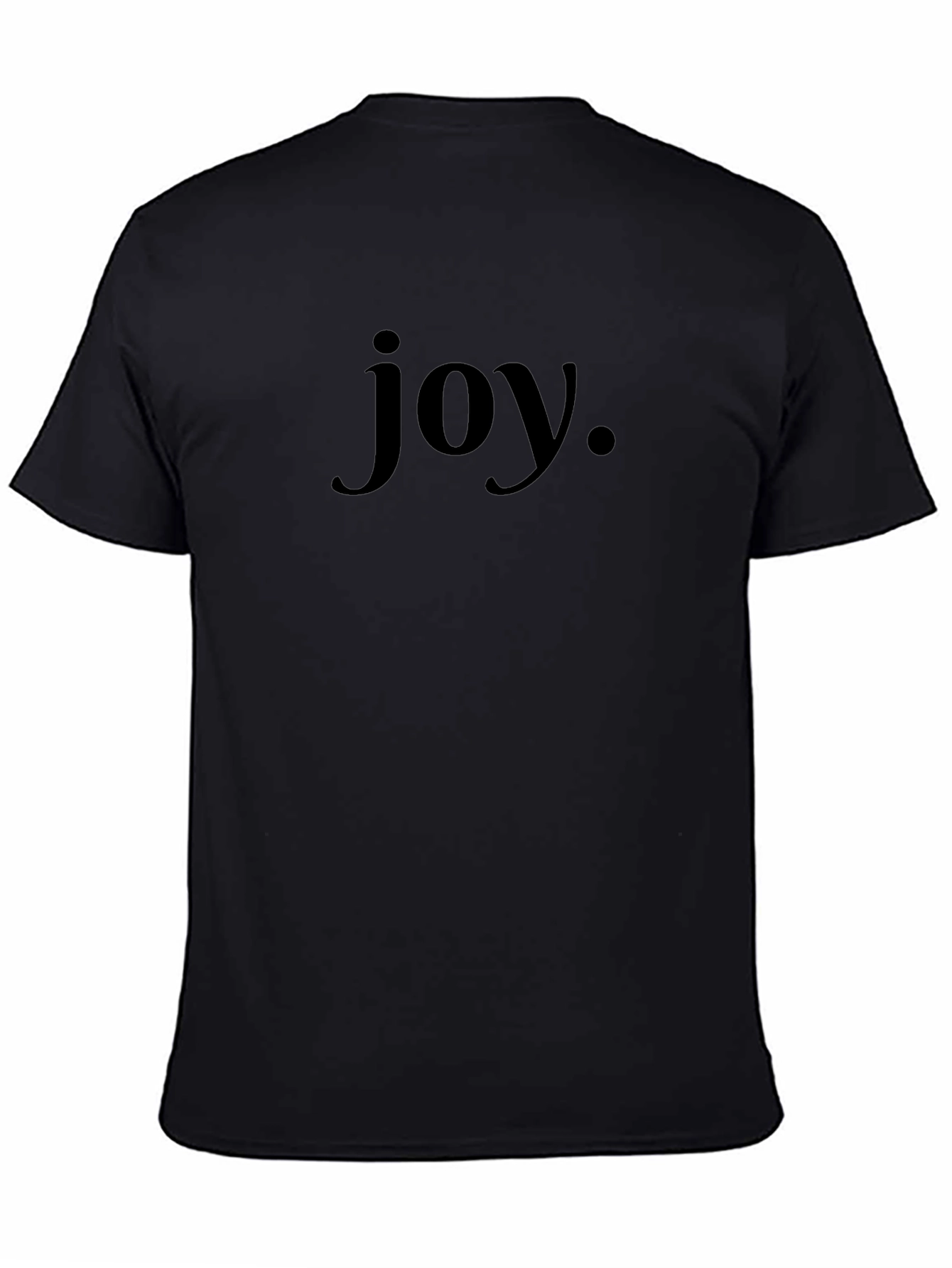 Joyful Black Graphic Tee