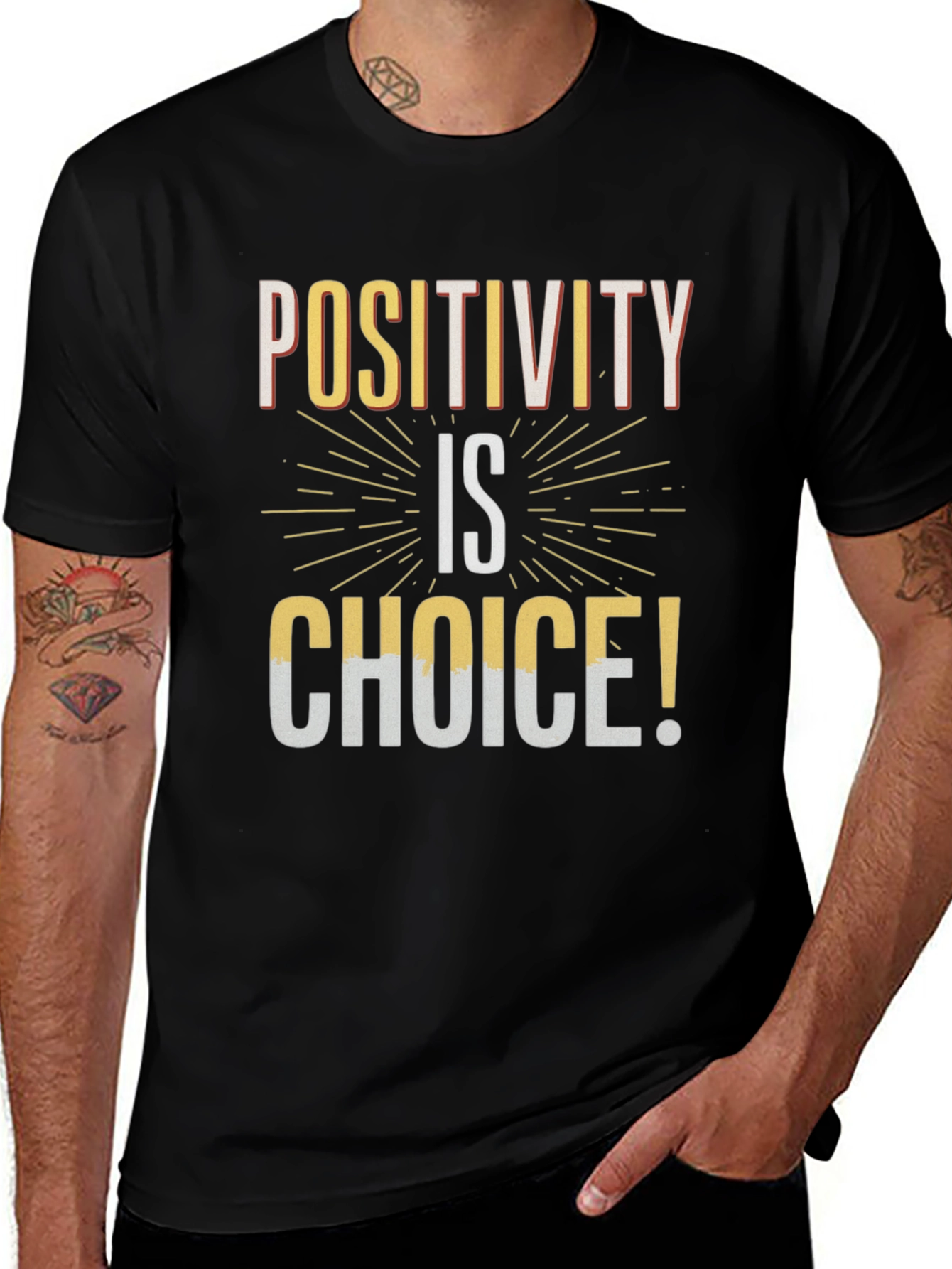 Positivity Choice T-Shirt - Inspiring Graphic Tee