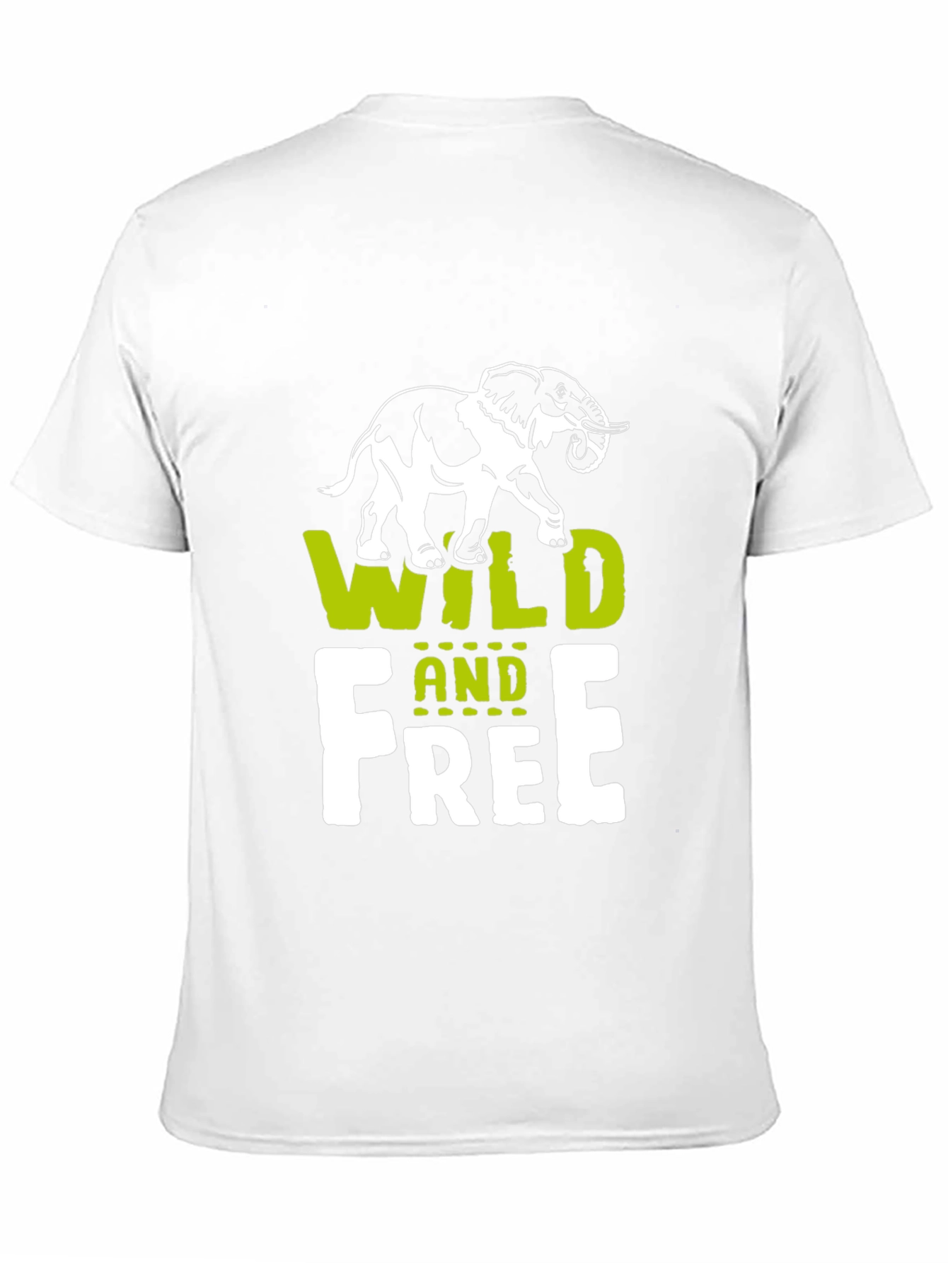 Wild and Free Elephant Graphic Tee