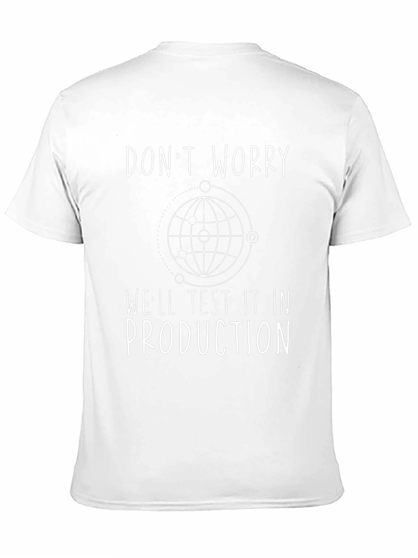 Dont Worry Test In Production Black T-Shirt