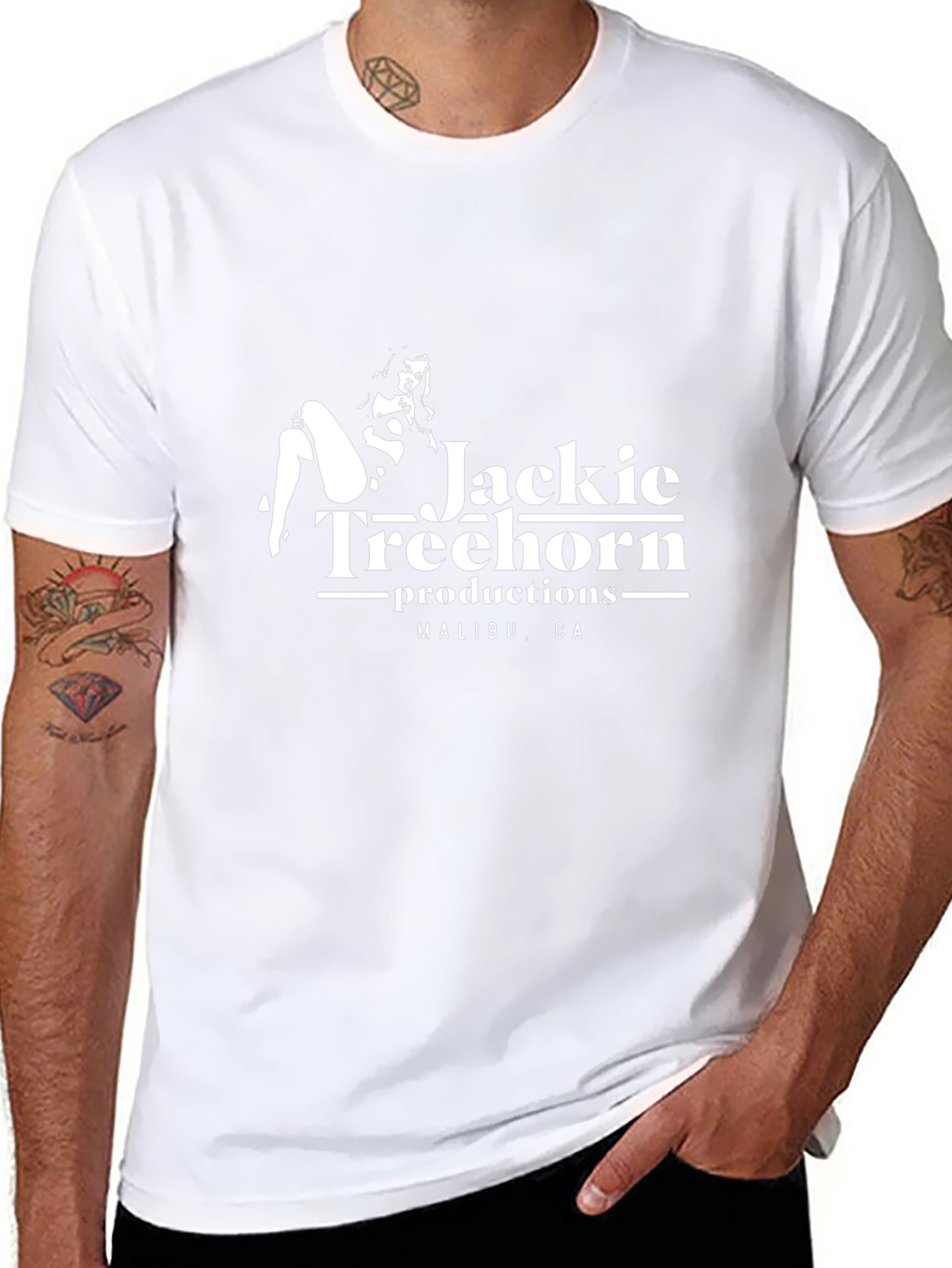 Jackie Treehorn Productions Black T-Shirt