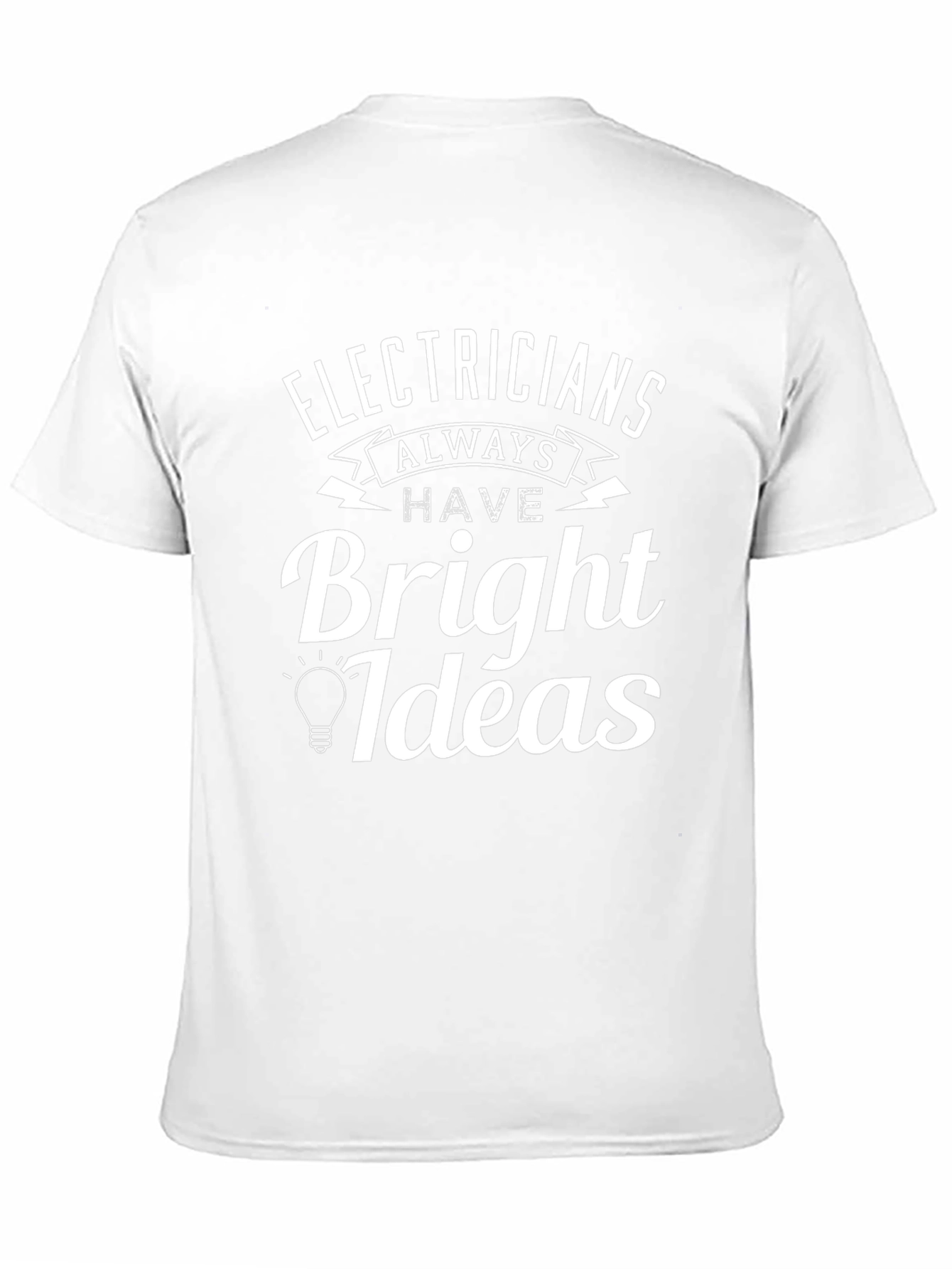 Electricians Bright Ideas Graphic Tee - Black