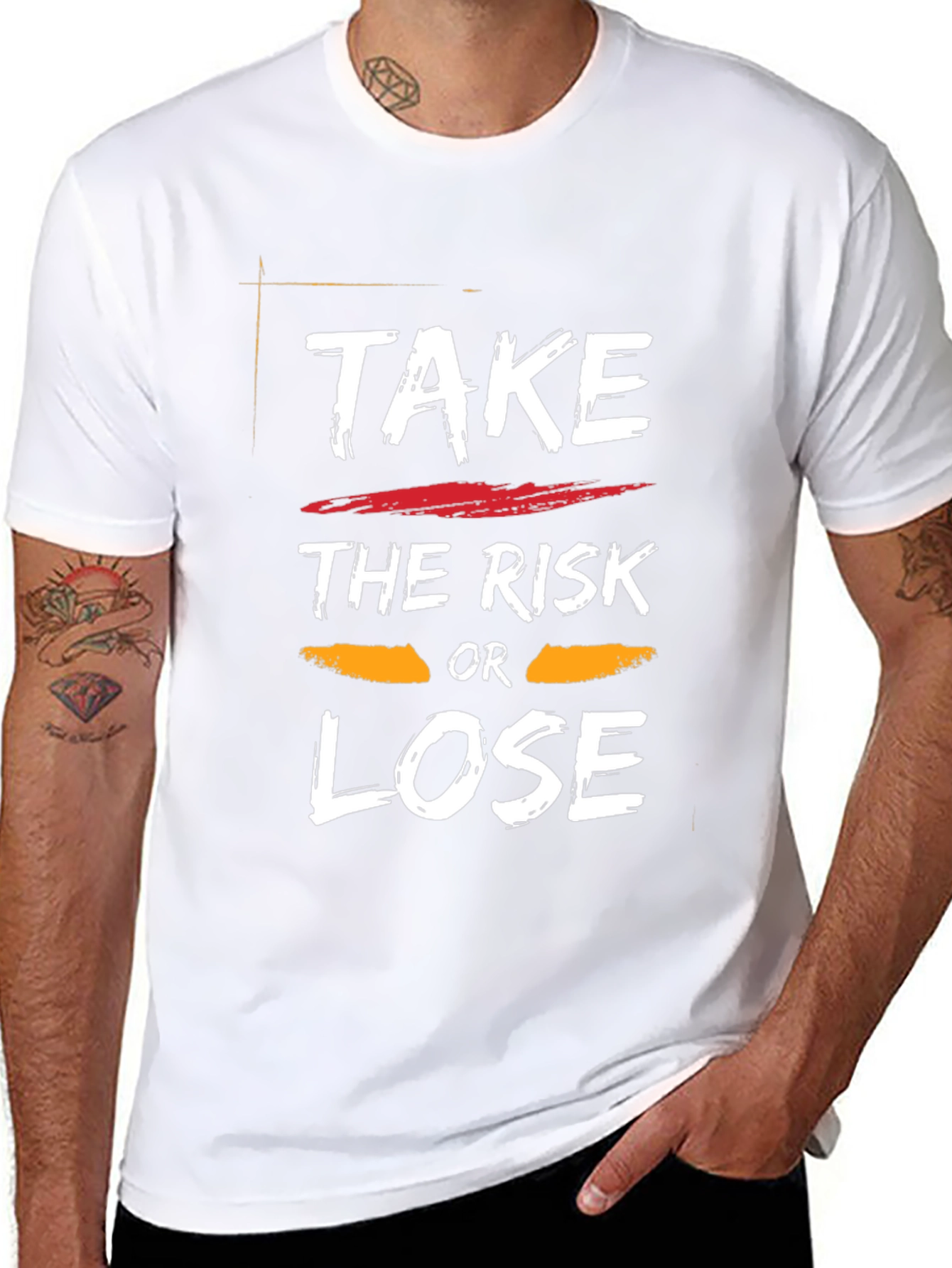 Take the Risk or Lose Graphic T-Shirt