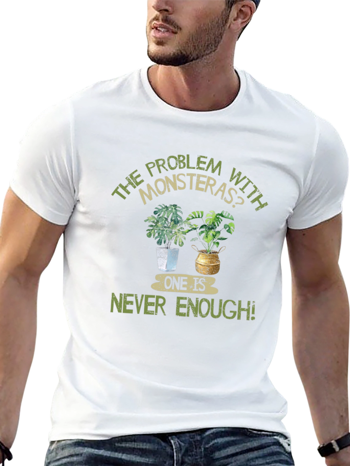 Monstera Plant Lover T-Shirt - Never Enough!