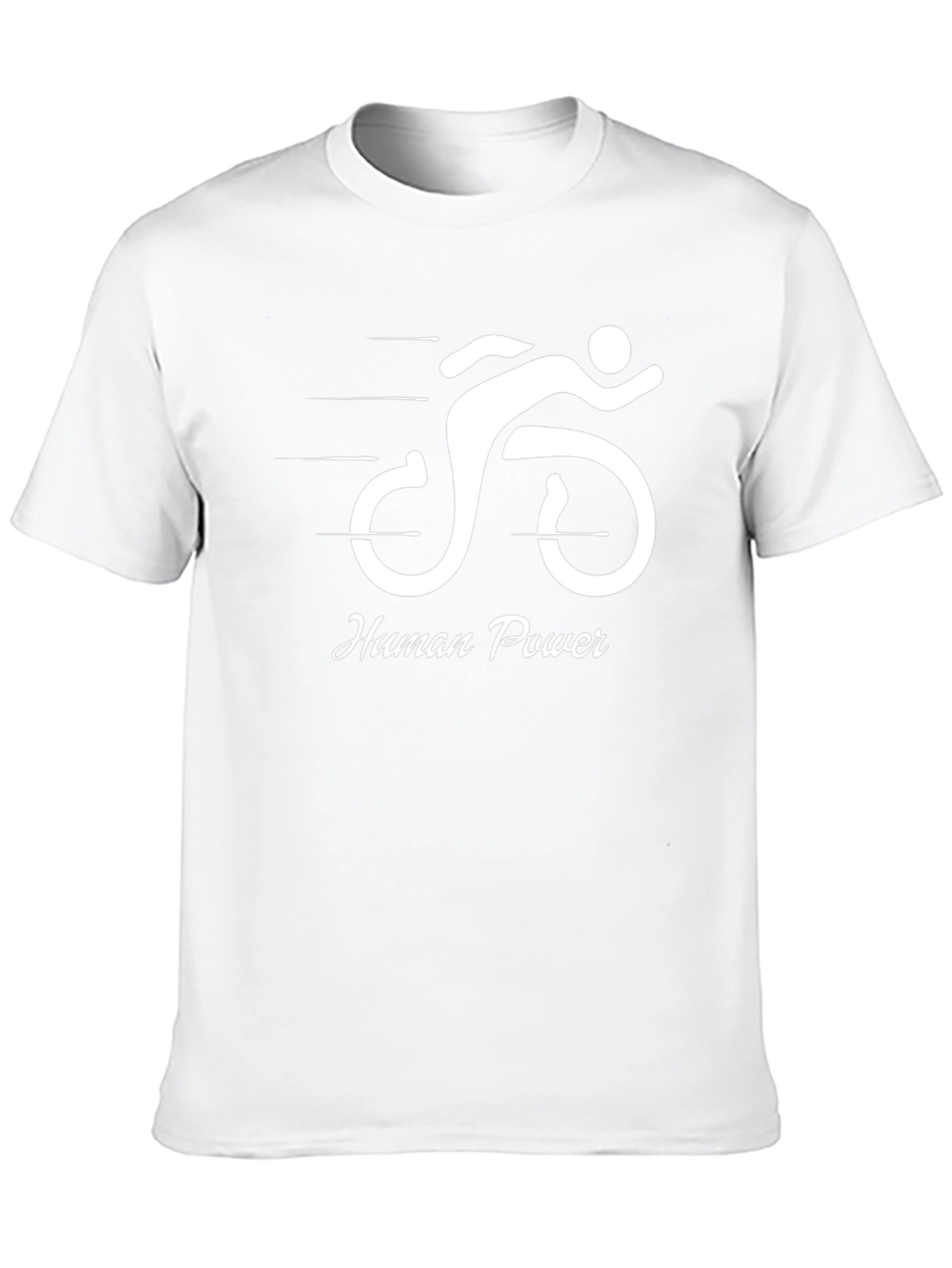 Human Powered Bicycle T-Shirt - Eco-Friendly Design