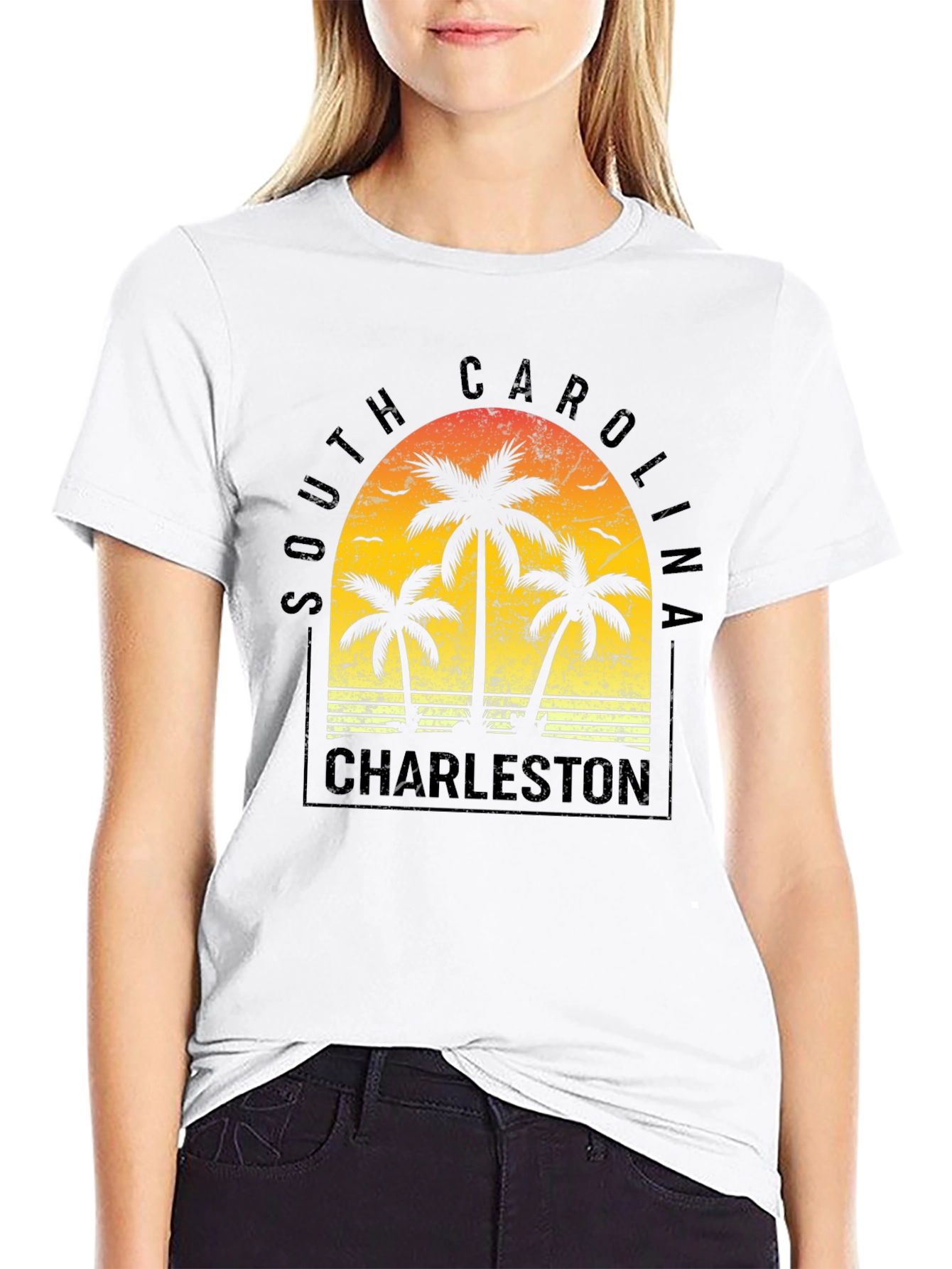 South Carolina Charleston Palm Tree T-Shirt