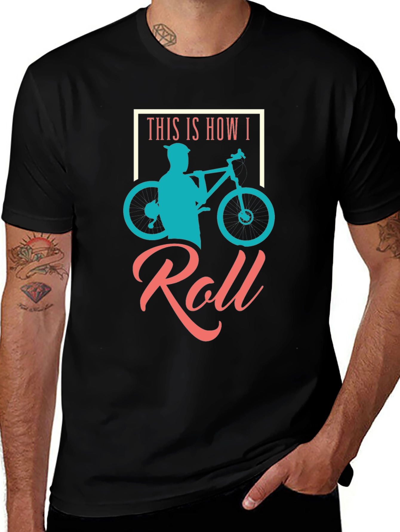 This is How I Roll - Biker Graphic Tee