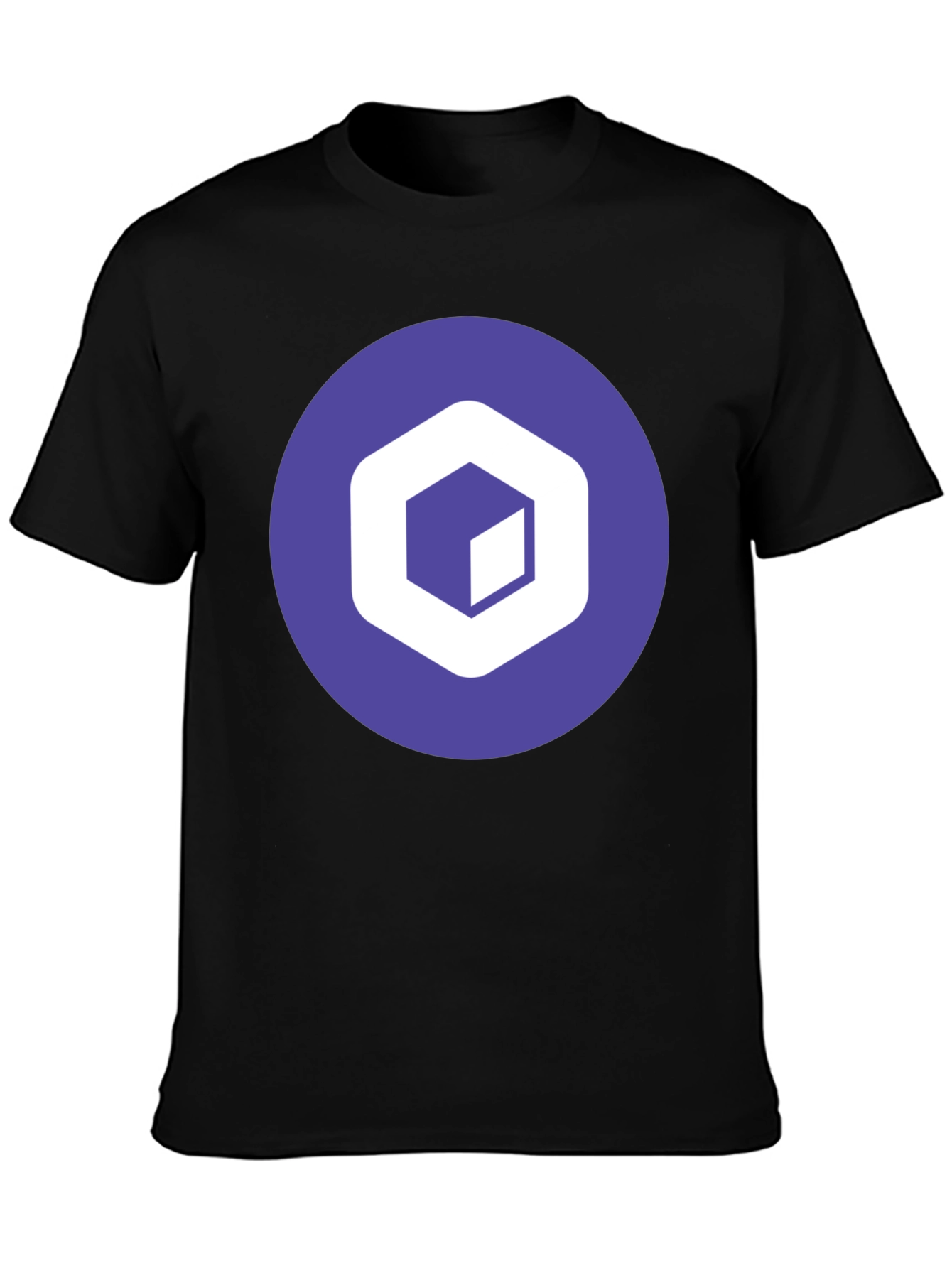 Geometric Logo Black T-Shirt