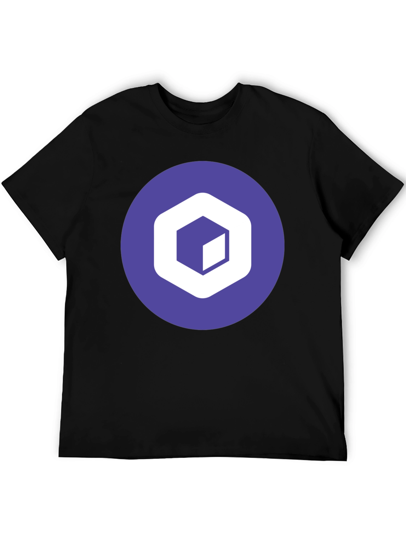 Geometric Logo Black T-Shirt