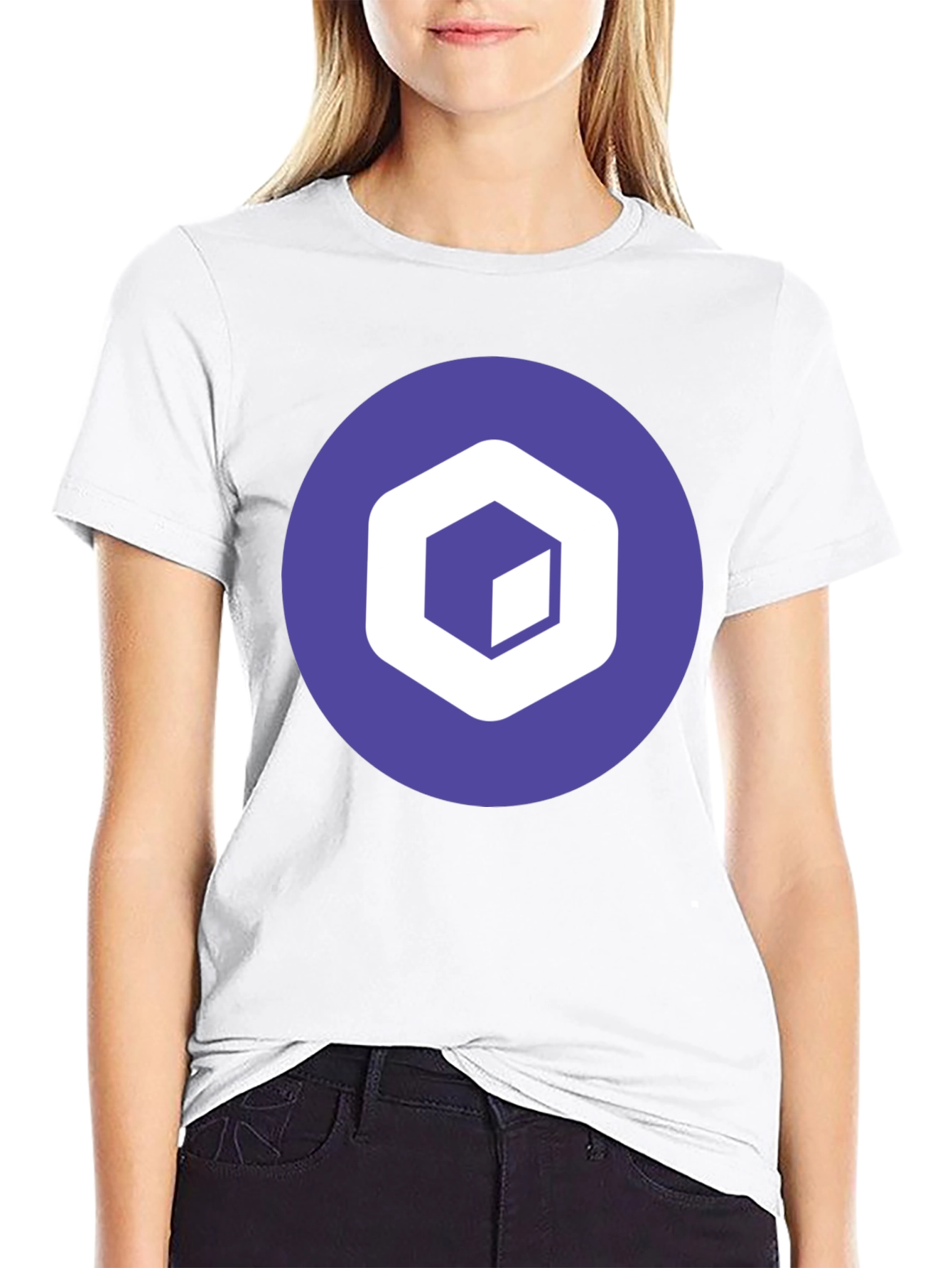 Geometric Logo Black T-Shirt