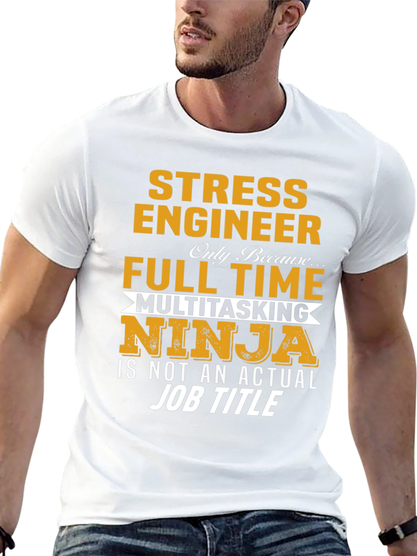 Stress Engineer Multitasking Ninja Graphic Tee