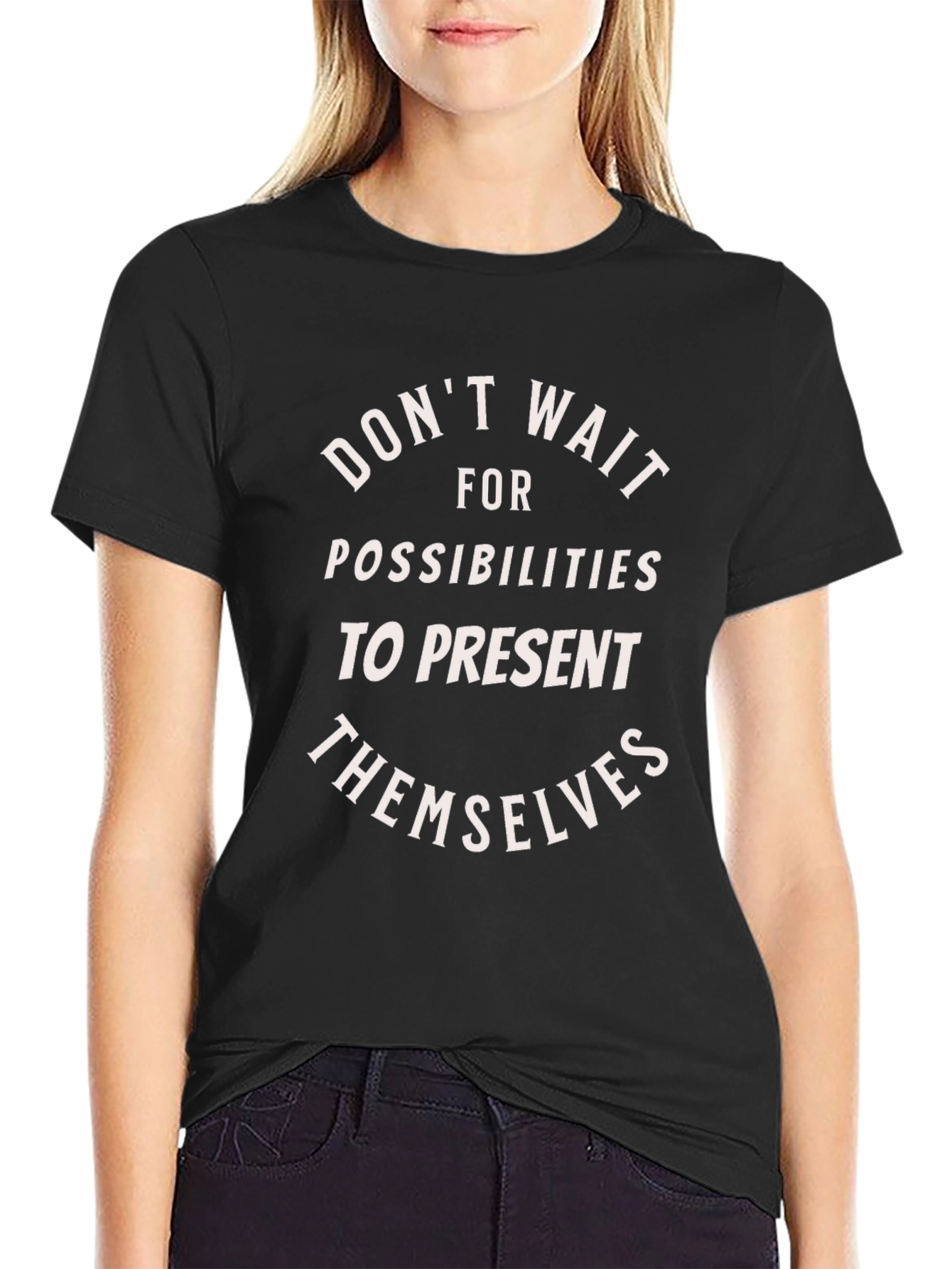 Inspirational Graphic Tee - Dont Wait