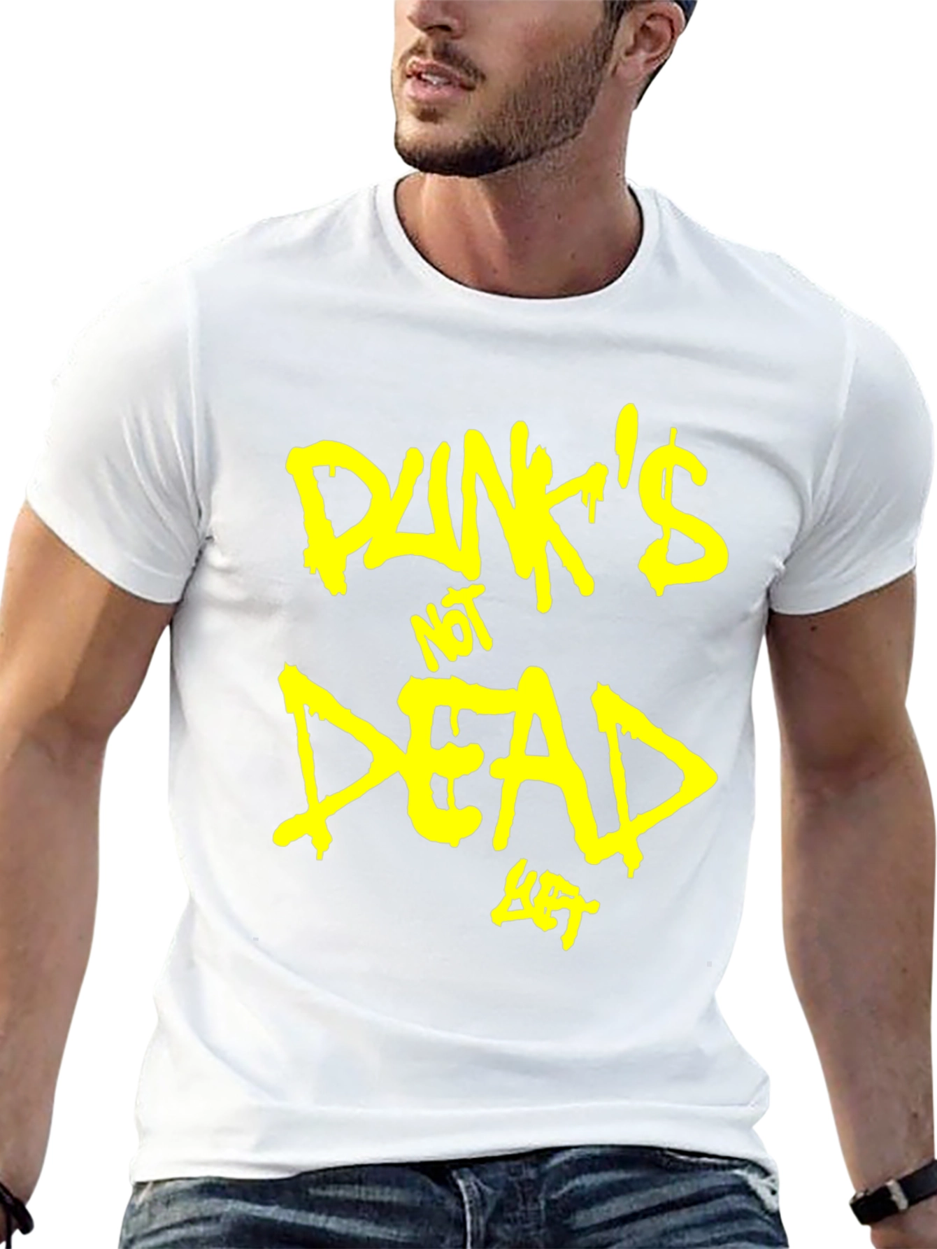 Punks Not Dead T-Shirt - Black Graphic Tee