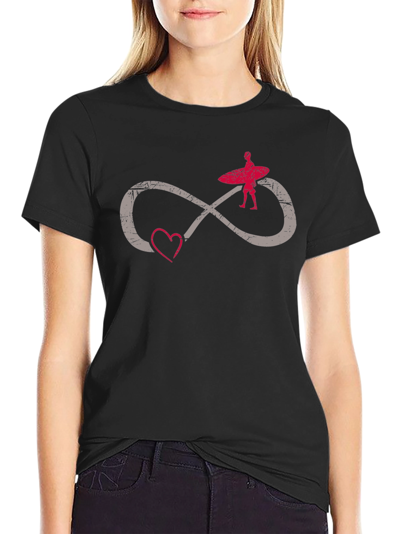 Surfing Infinity Love Graphic Tee