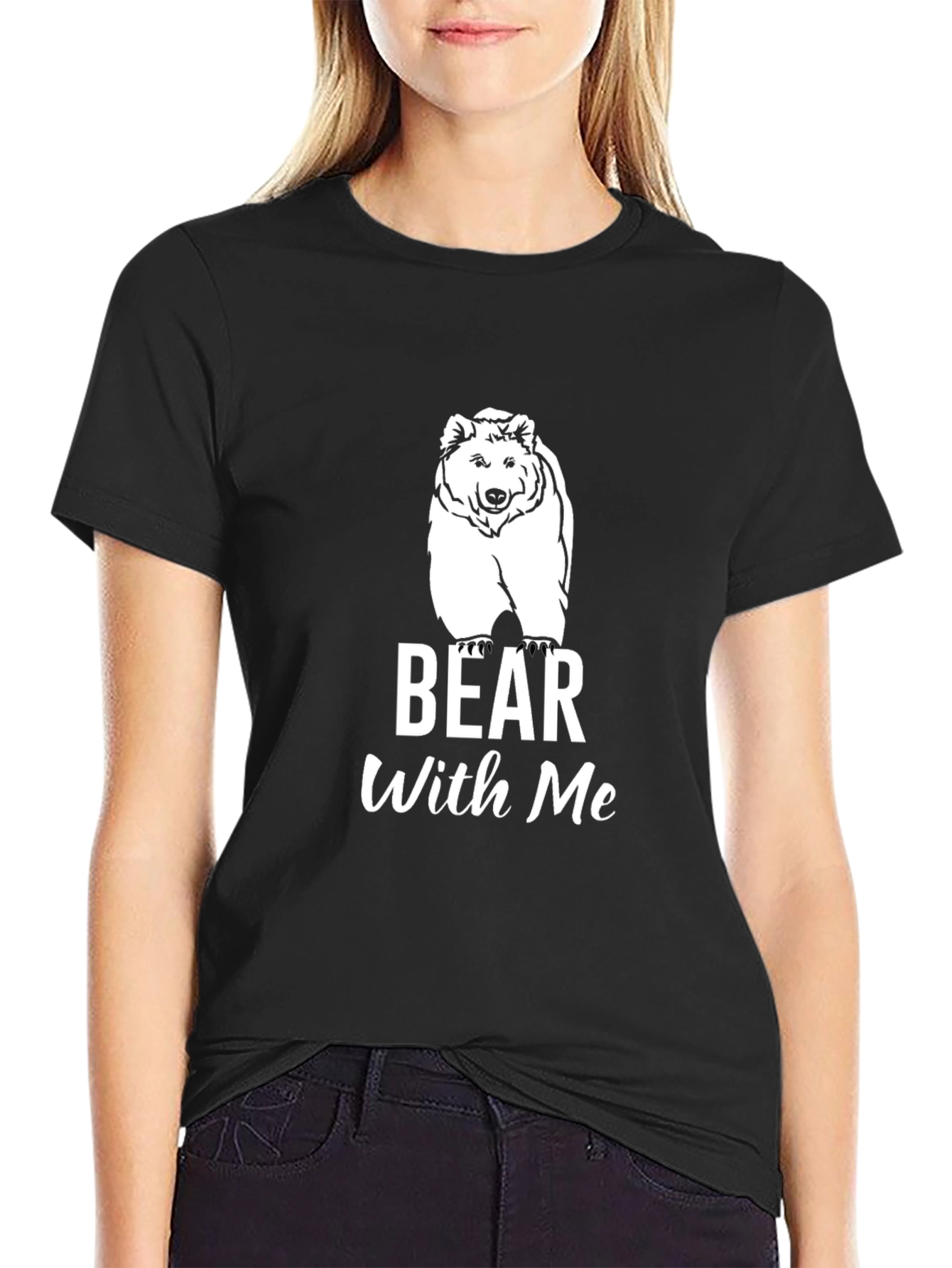 Bear With Me T-Shirt - Black