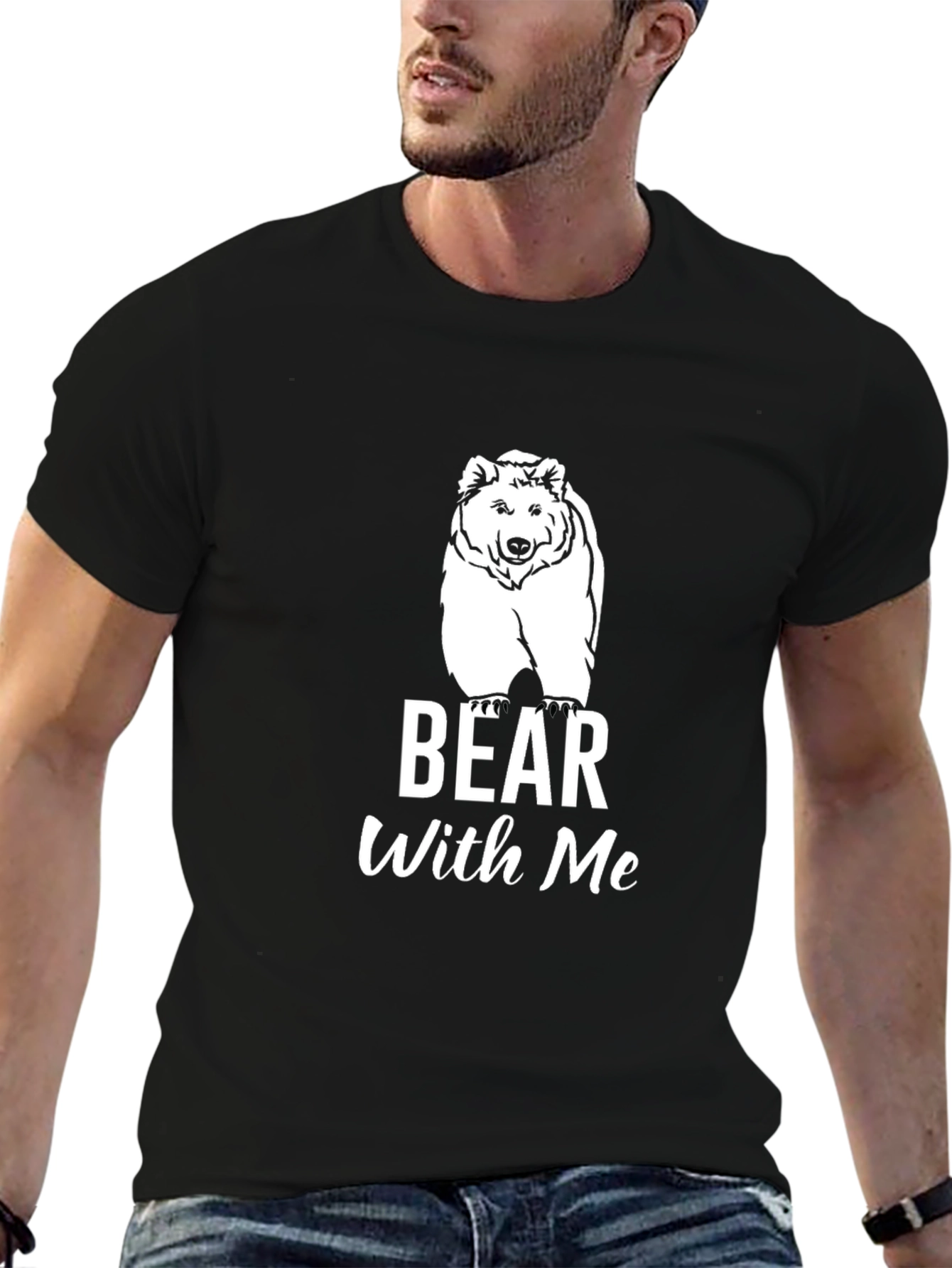 Bear With Me T-Shirt - Black