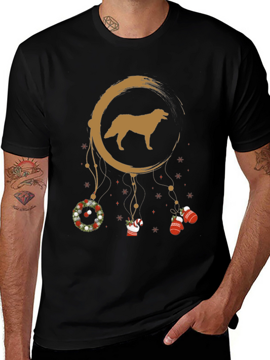 Holiday Golden Retriever Dreamcatcher T-Shirt