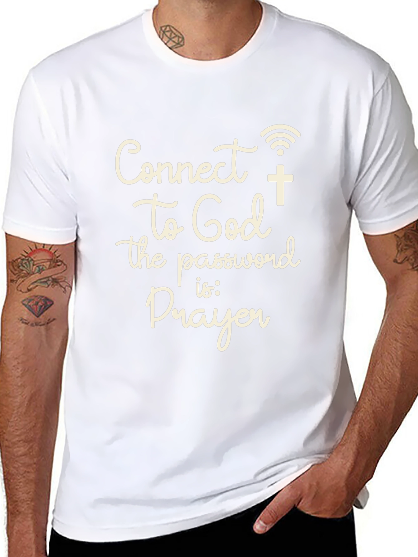 Connect to God Prayer T-Shirt
