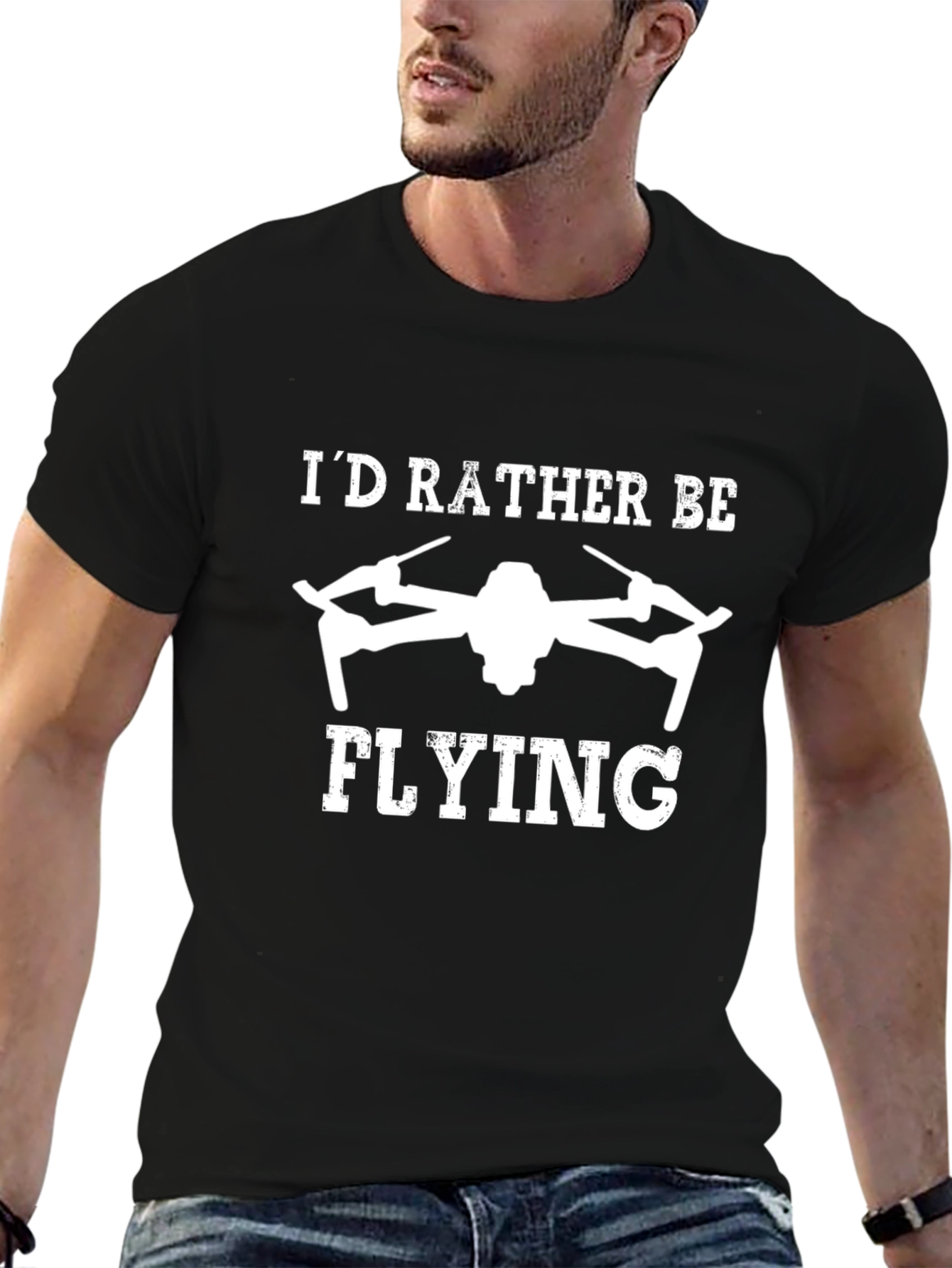 Id Rather Be Flying Drone T-Shirt