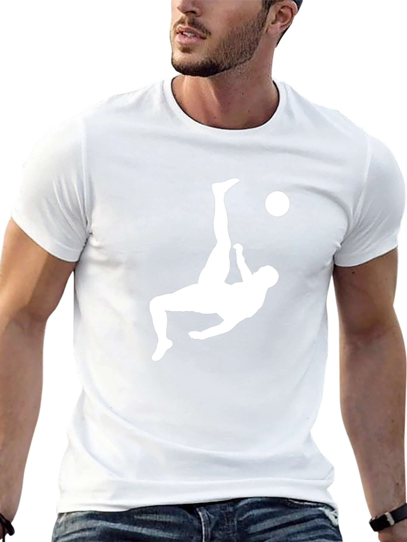 Bicycle Kick Graphic Tee - Cool Soccer Shirt