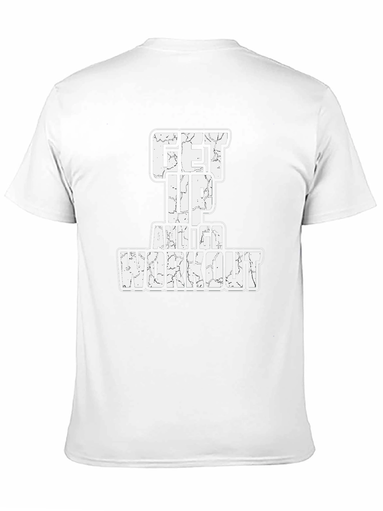 Get Up and Go Workout Black T-Shirt