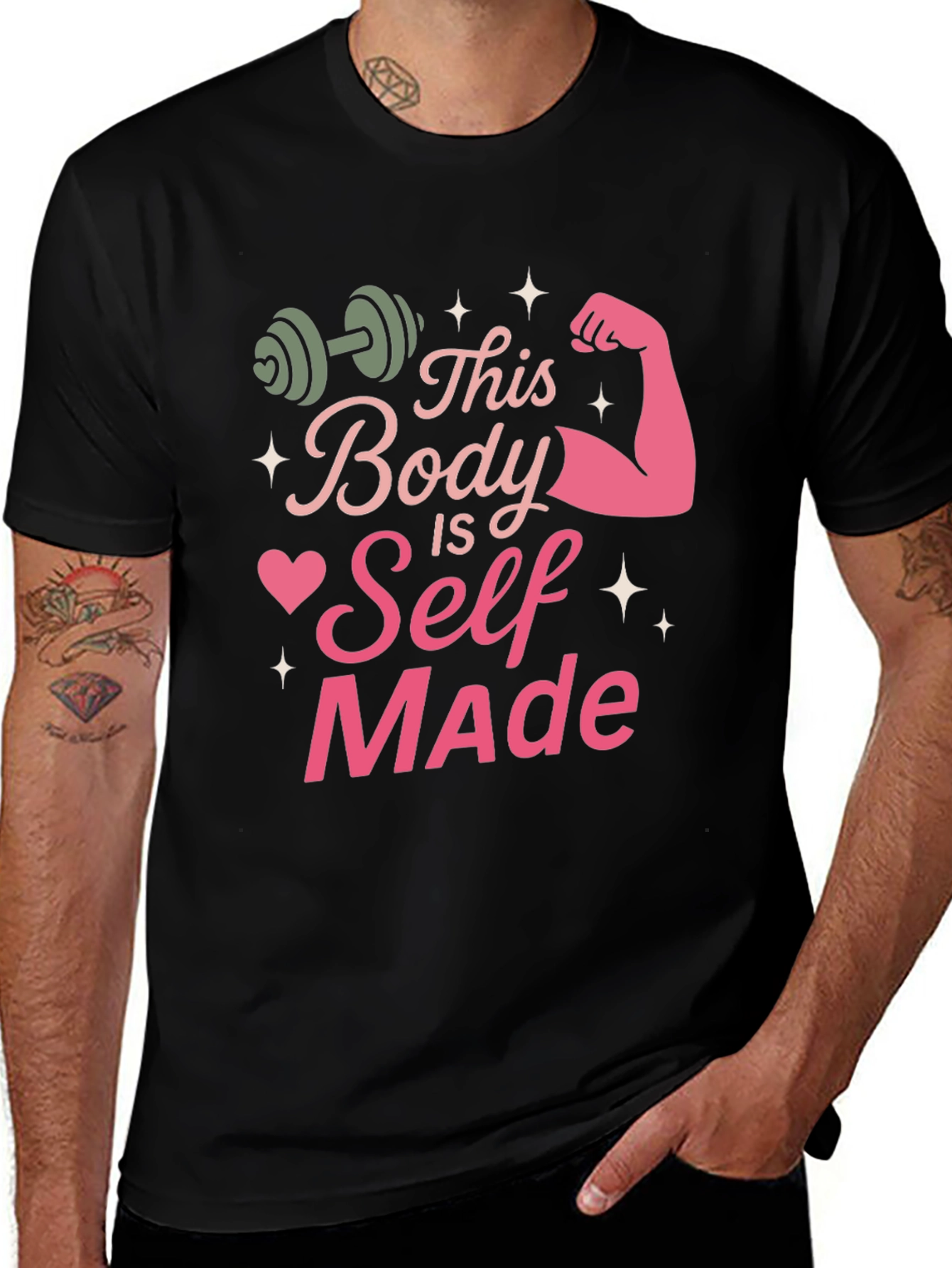 Self Made Bodybuilding T-Shirt