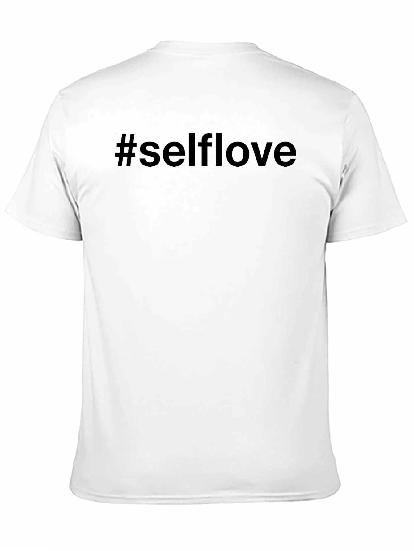 #Selflove Black T-Shirt - Casual Comfort