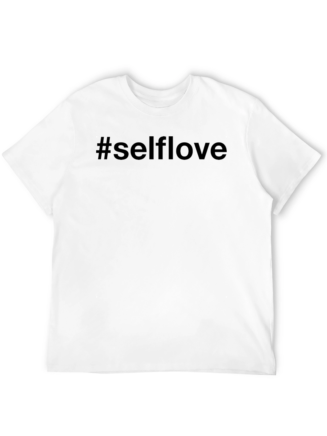 #Selflove Black T-Shirt - Casual Comfort