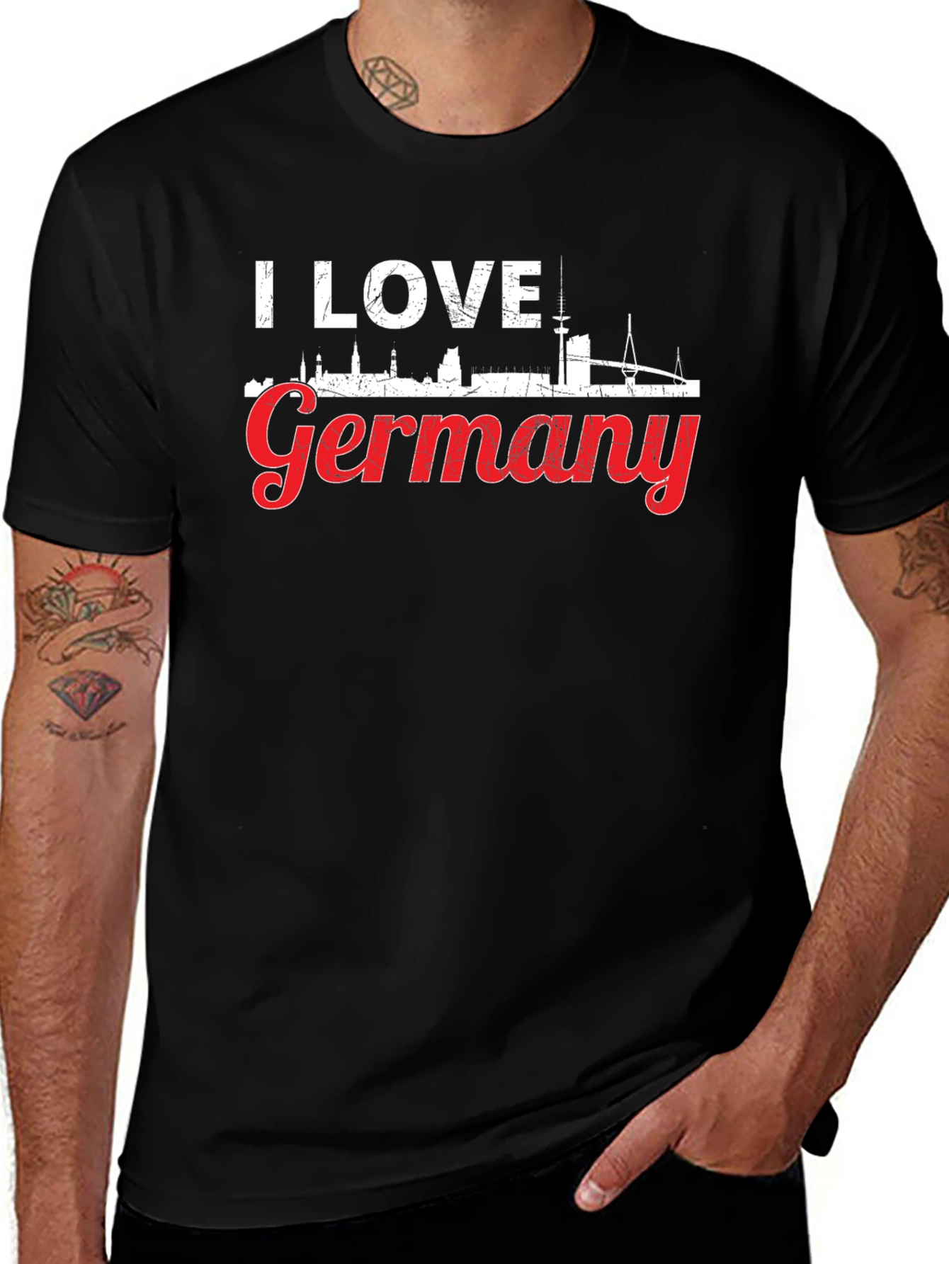 I Love Germany T-Shirt - Travel Souvenir Tee