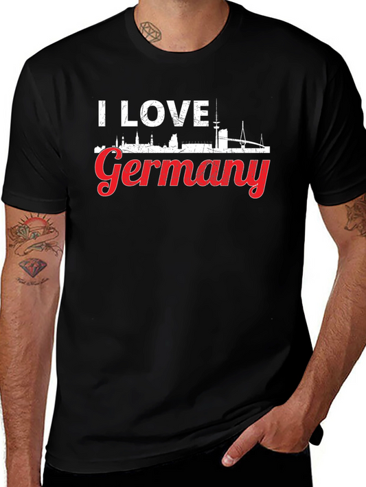 I Love Germany T-Shirt - Travel Souvenir Tee
