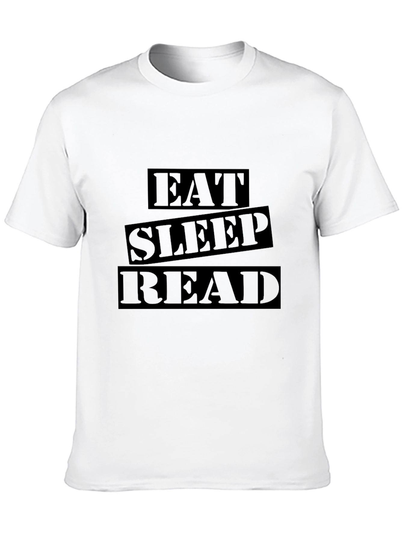 Eat Sleep Read Black T-Shirt