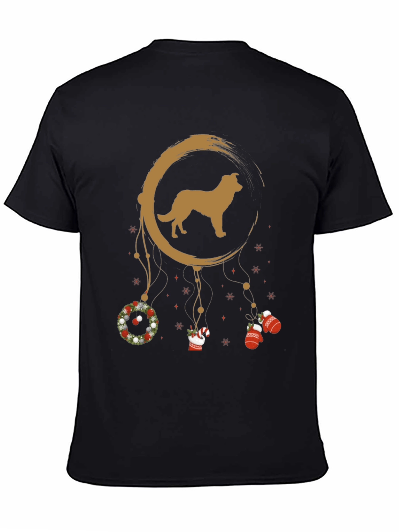 Christmas Dog Dream Catcher Graphic Tee
