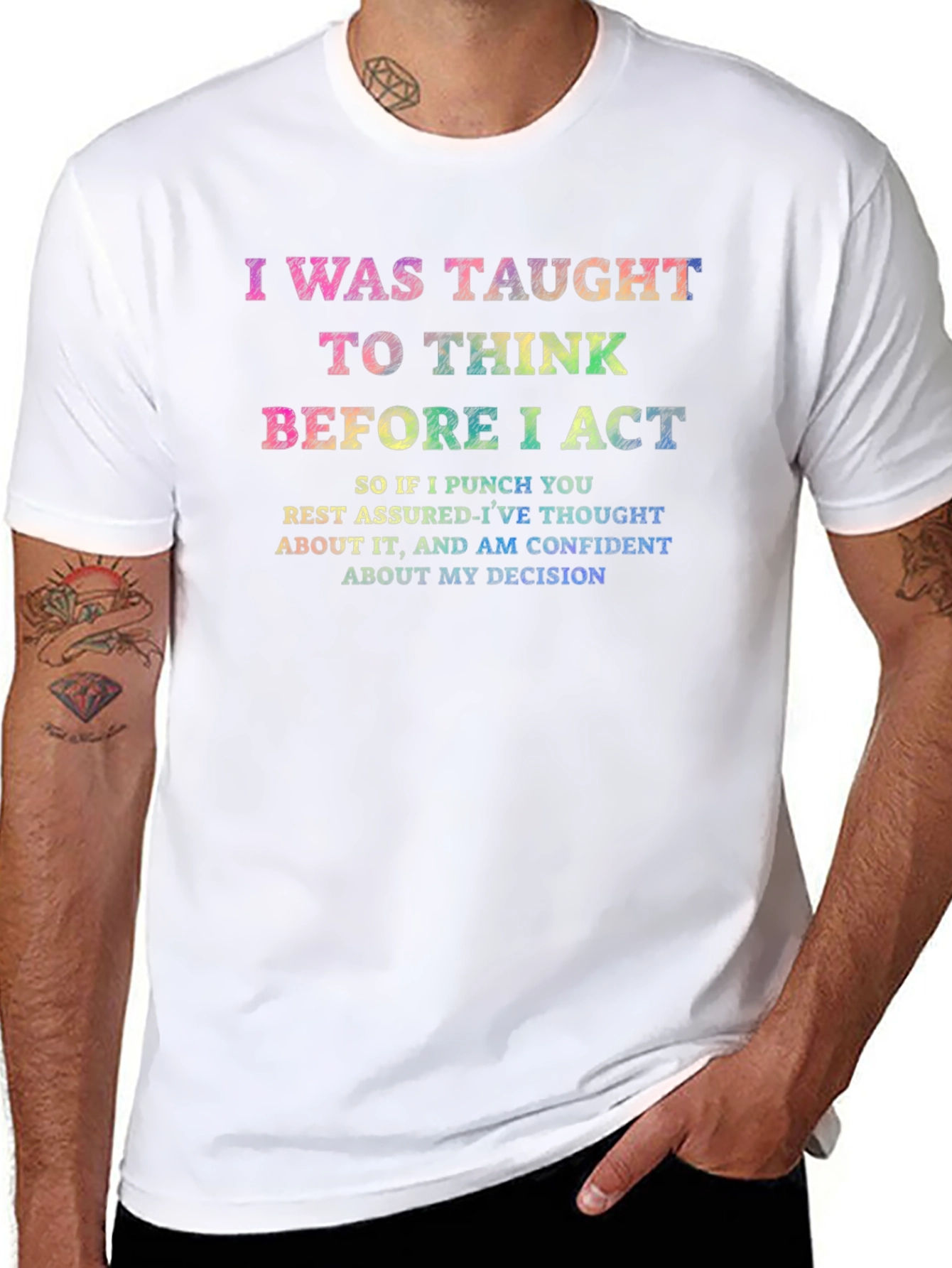 I Was Taught To Think Graphic Tee