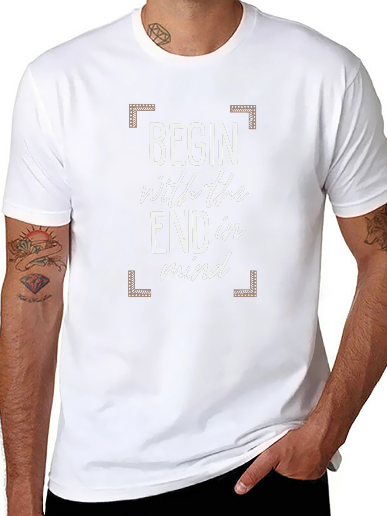 Begin with the End in Mind Graphic Tee