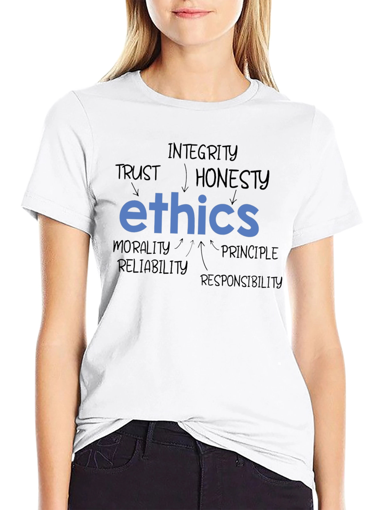 Ethics Values Graphic Tee - Integrity Honesty T-Shirt