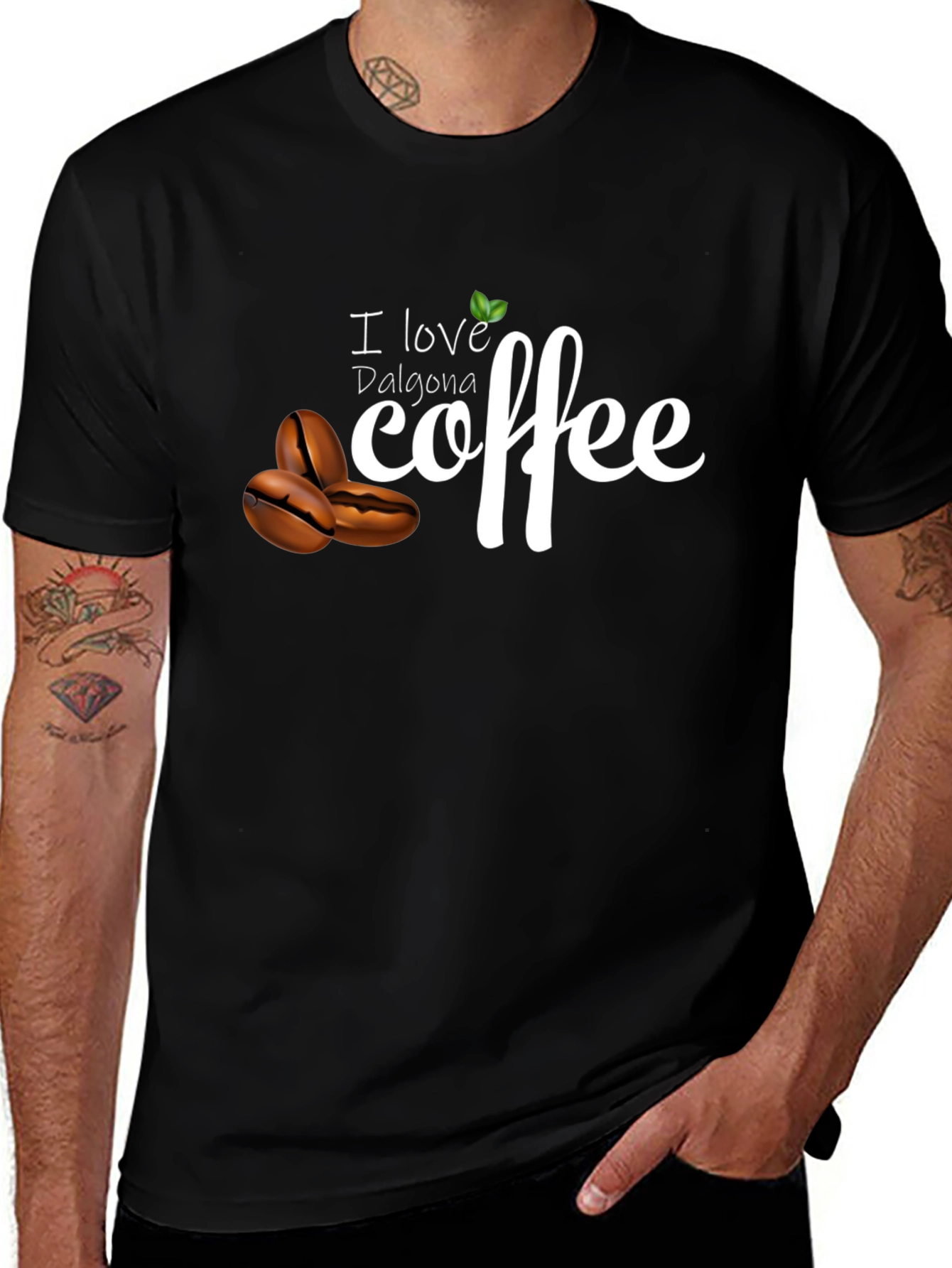 I Love Dalgona Coffee Graphic Tee