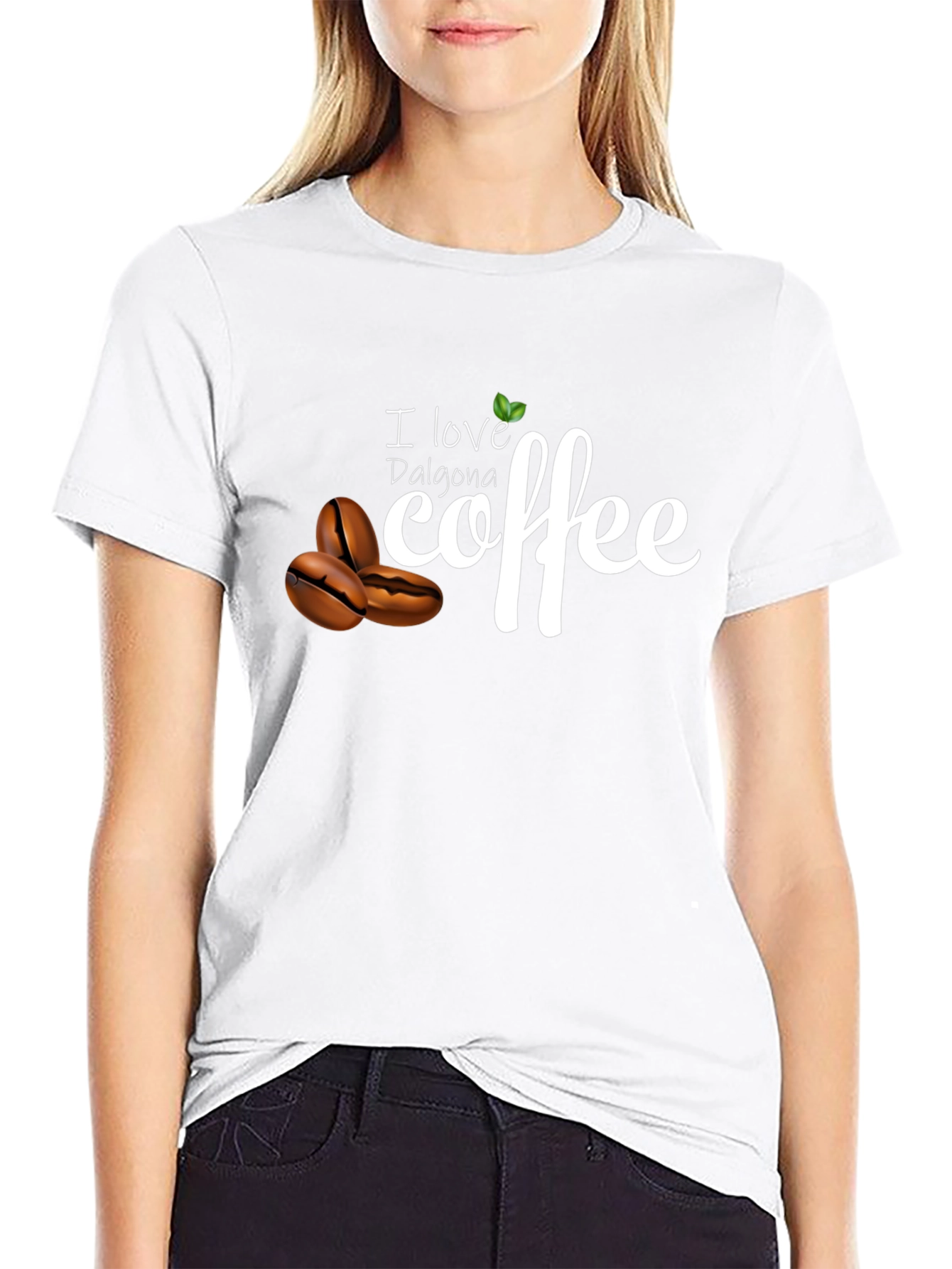 I Love Dalgona Coffee Graphic Tee