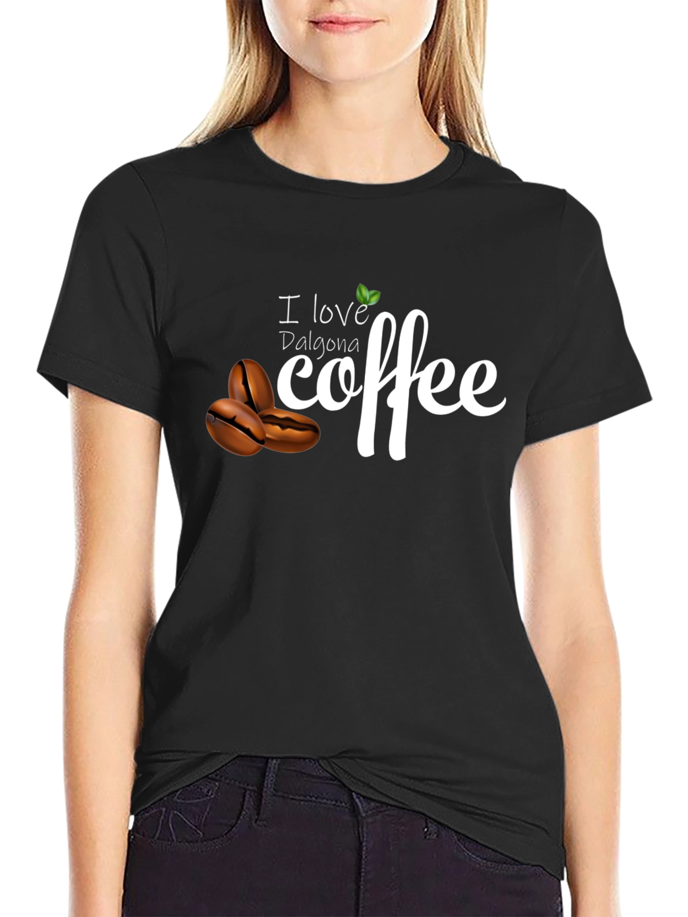 I Love Dalgona Coffee Graphic Tee