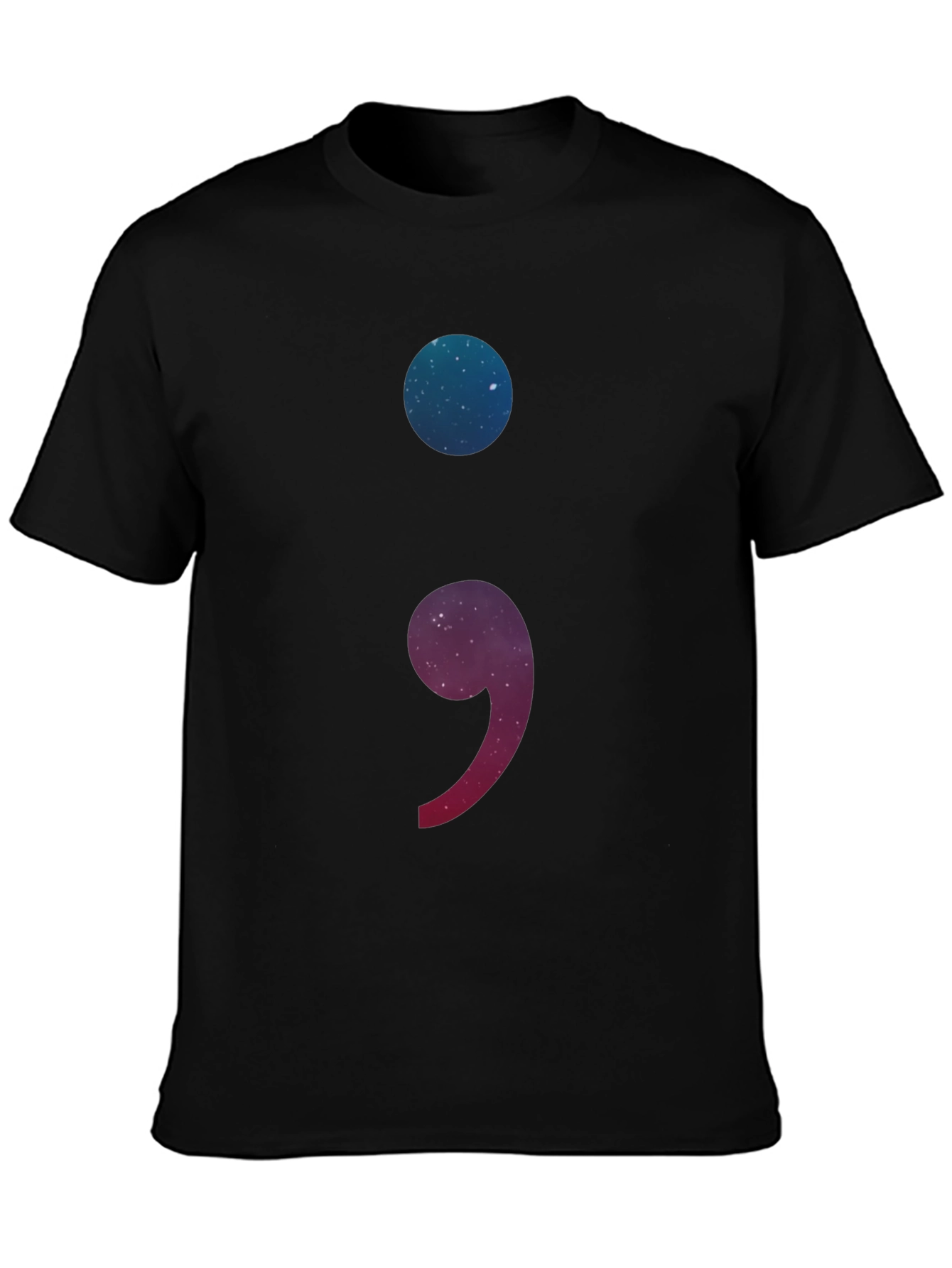 Galaxy Semicolon Graphic Tee