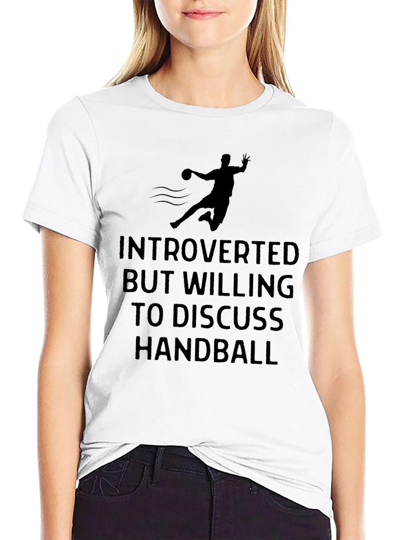 Introverted Handball Enthusiast T-Shirt