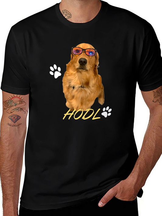 HODL Golden Retriever Crypto Tee