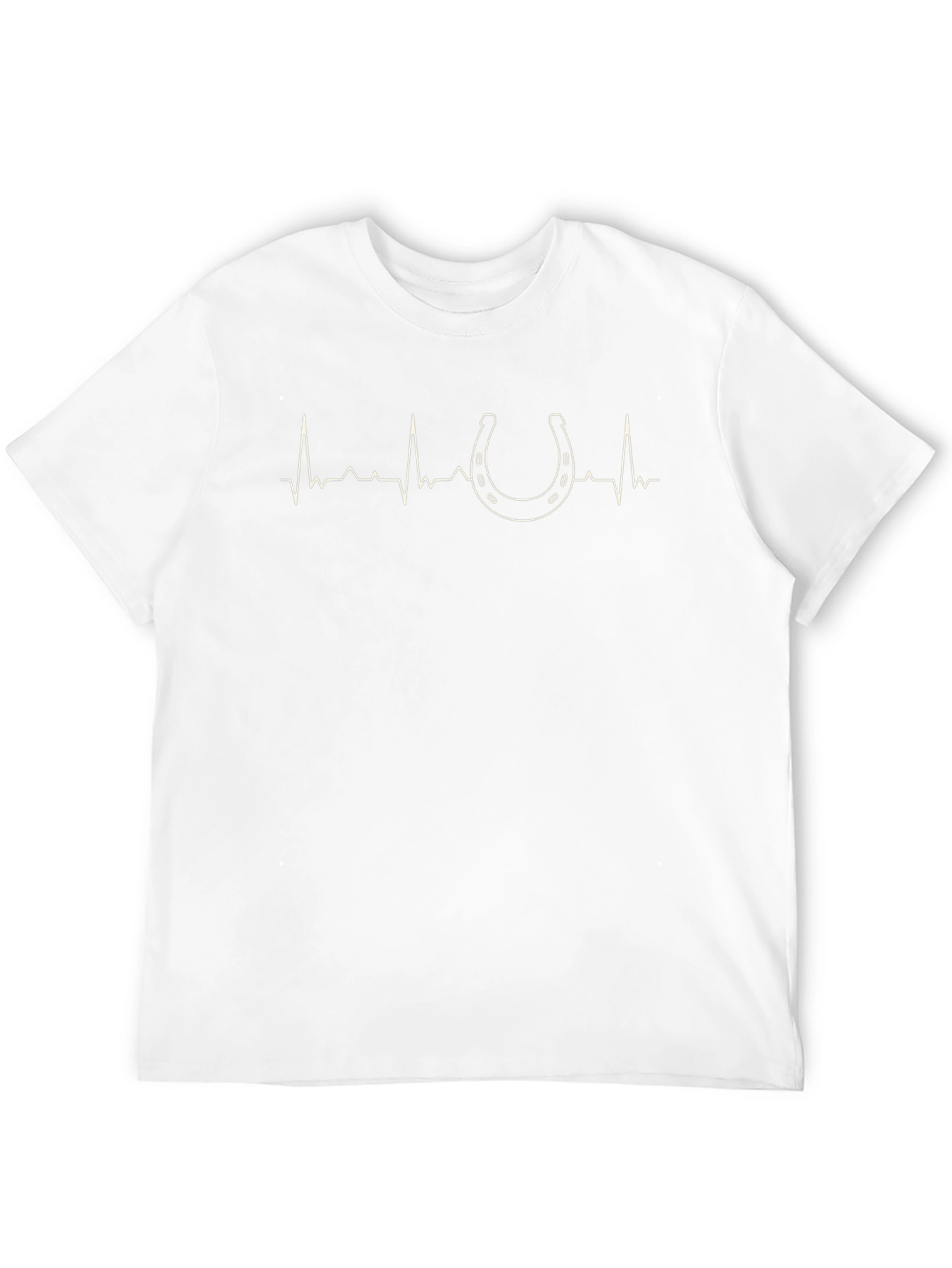 Horseshoe Heartbeat Graphic Tee - Black