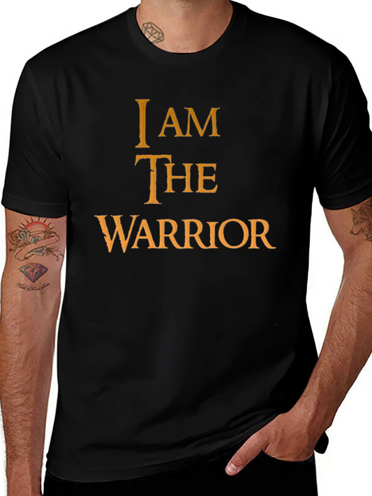 I Am The Warrior Black T-Shirt