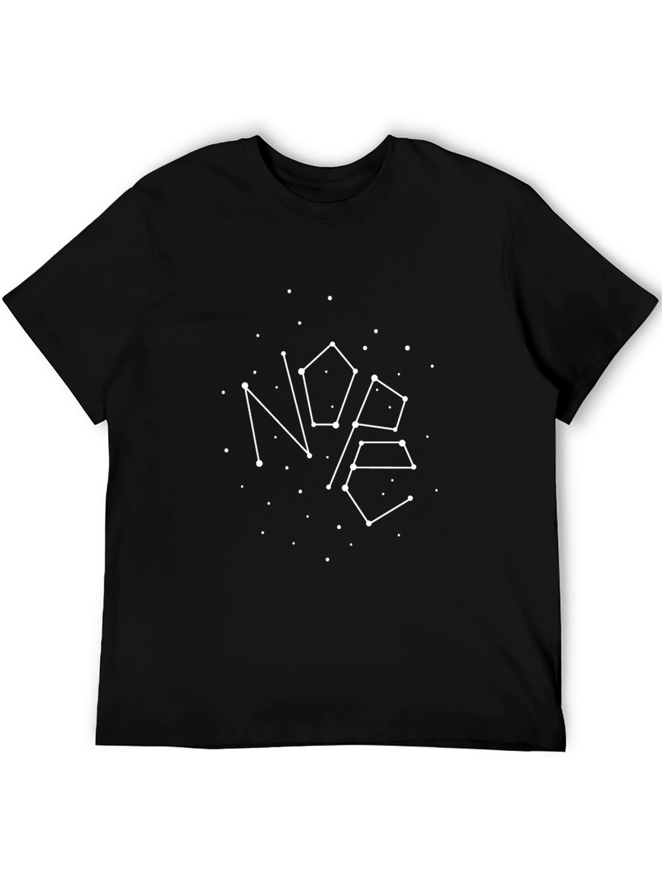 Constellation NOPE Graphic Tee - Black Cotton